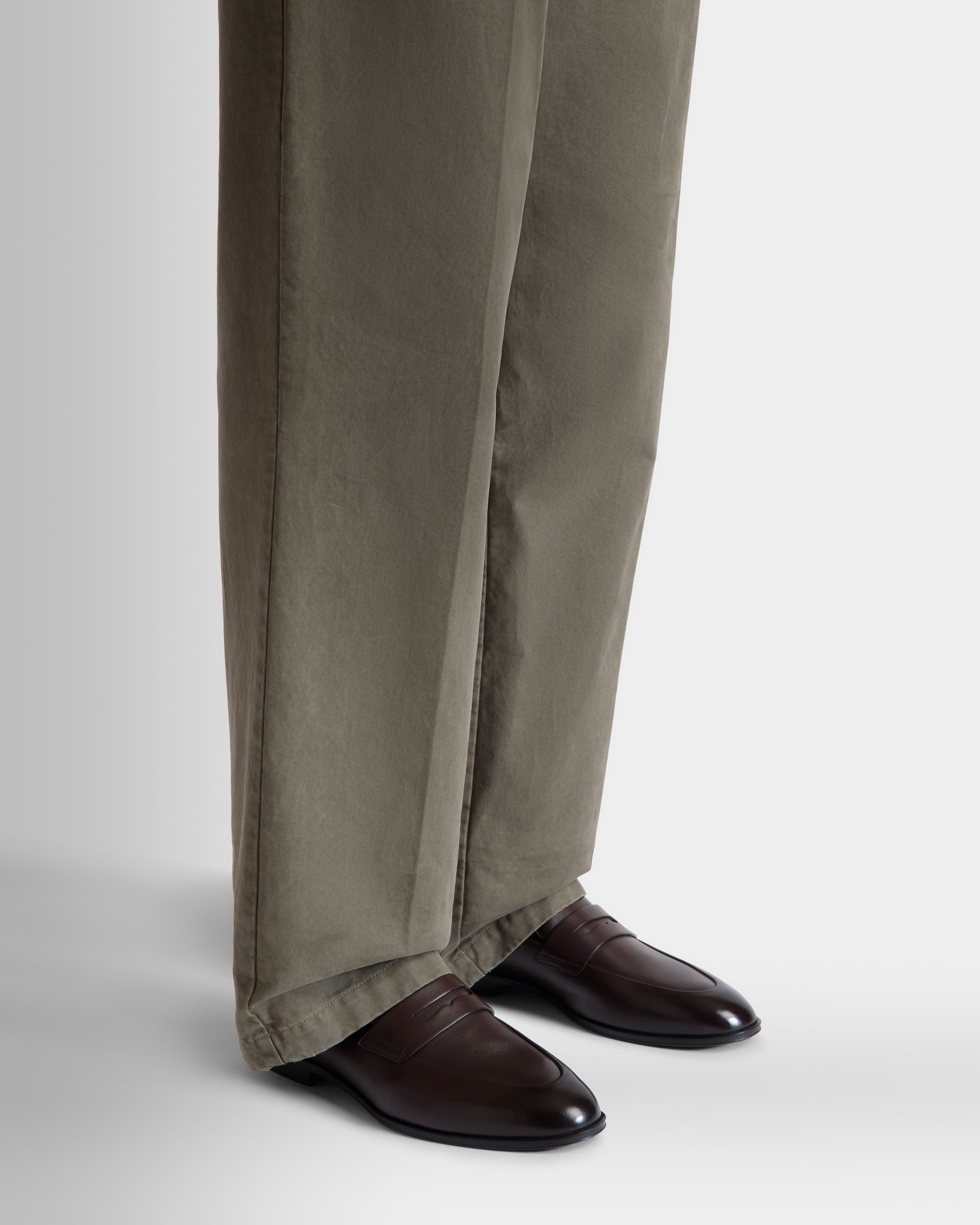 Westminster Loafer In Ebano Leather - Men's - Bally - 02