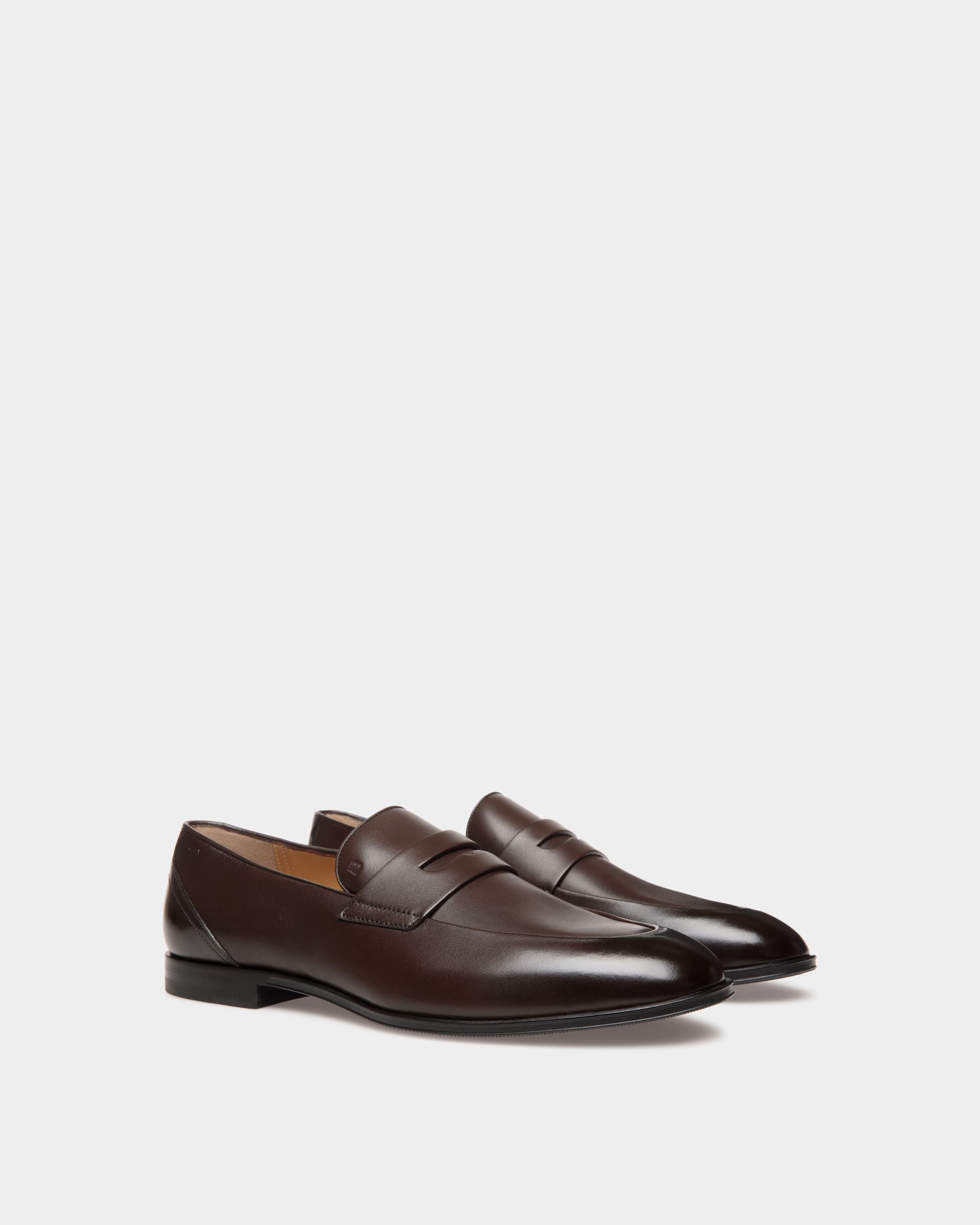 Westminster Loafer In Ebano Leather - Men's - Bally - 03