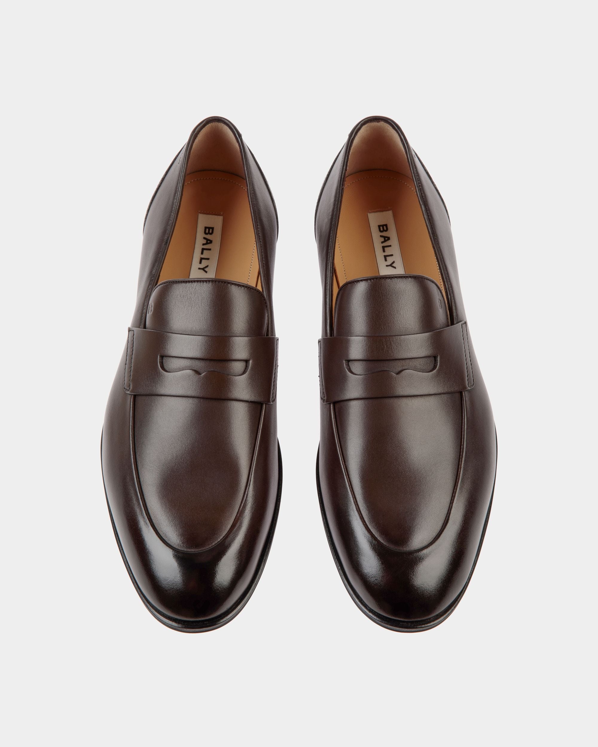 Westminster Loafer In Ebano Leather - Men's - Bally - 05