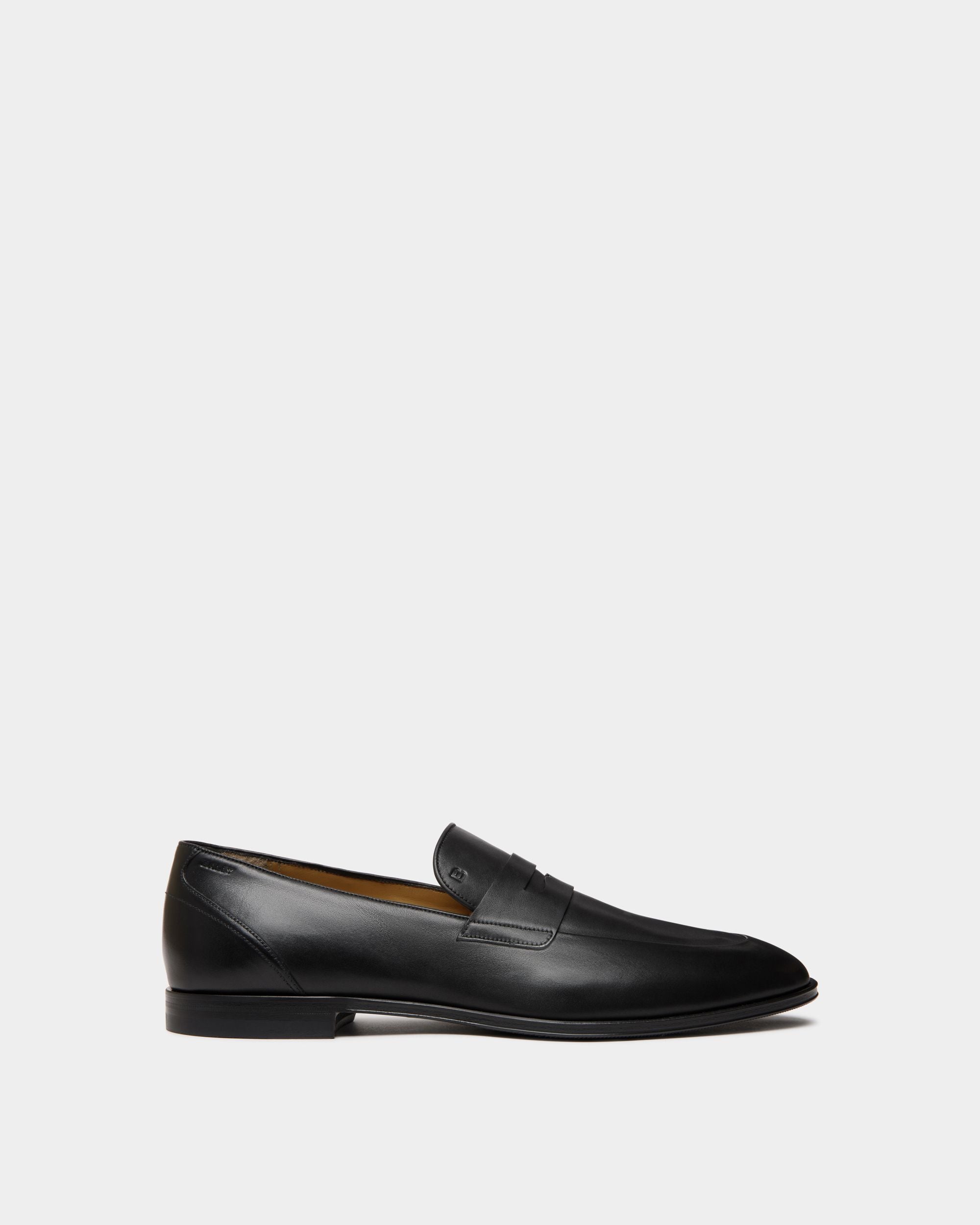 Westminster Loafer in Black Leather - Hombre - Bally - 01