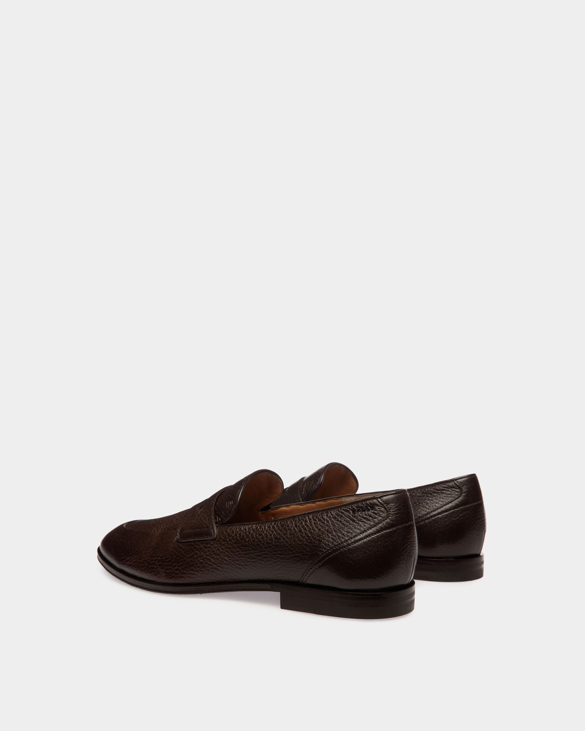 Westminster Loafer In Brown Deer Leather - Men's - Bally - 03