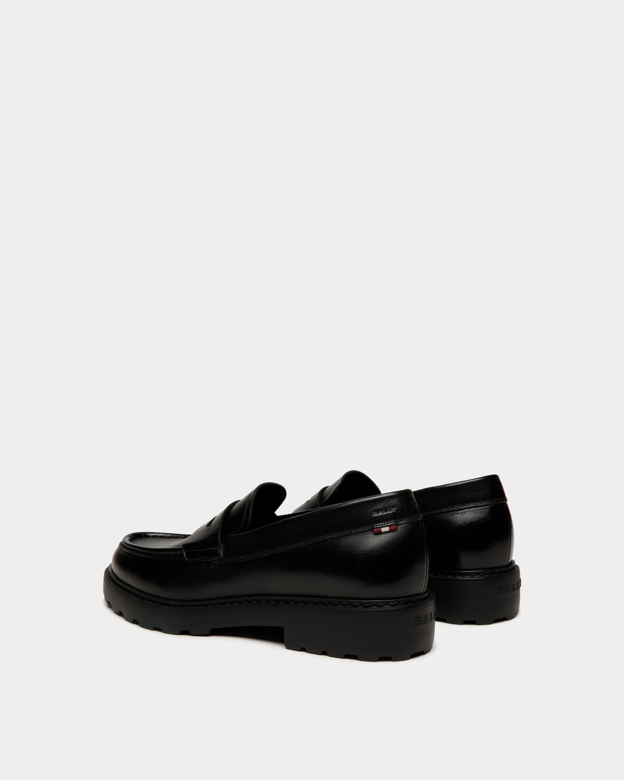 Gusto Loafer In Black Leather - Men's - Bally - 03