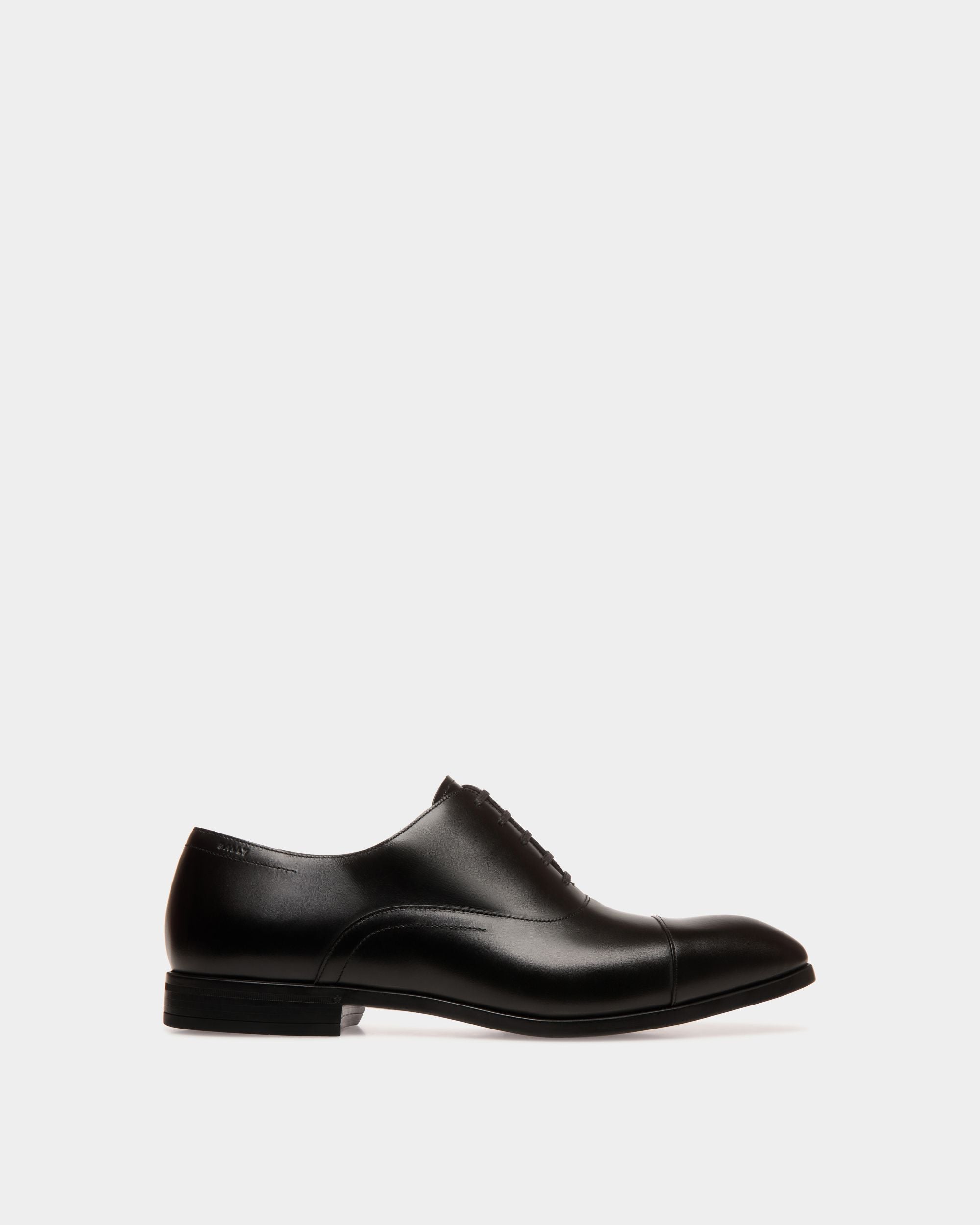 Oxford In Black  Leather - Men's - Bally - 01