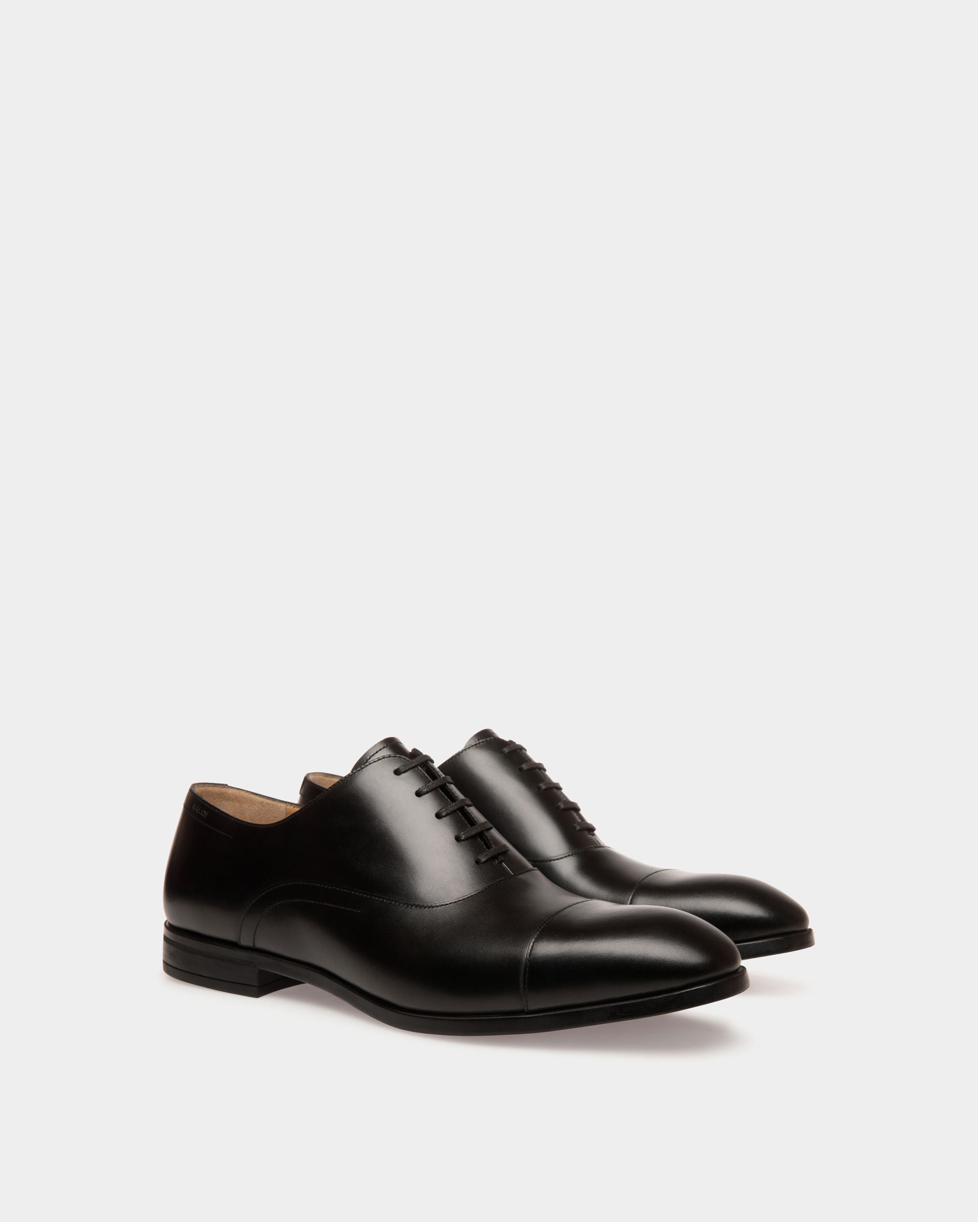Oxford In Black  Leather - Men's - Bally - 02