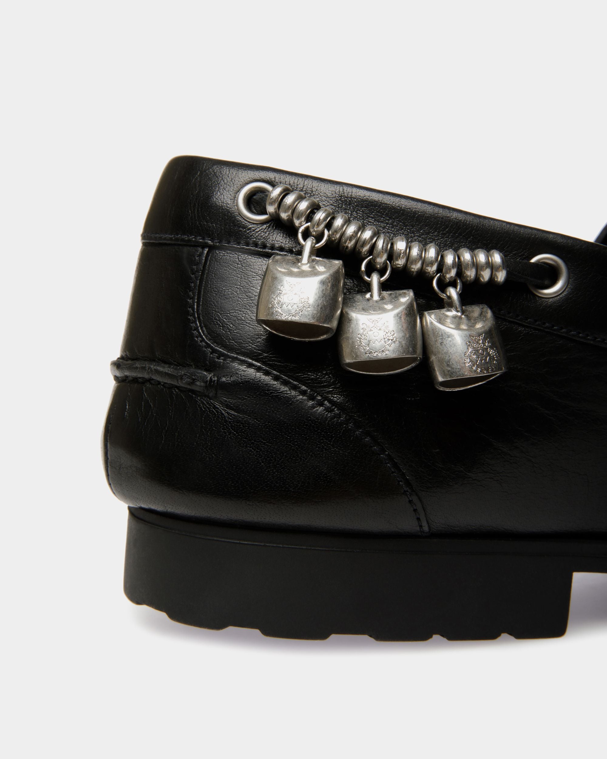 Mocasín Plume De Piel Negra - Hombre - Bally - 05