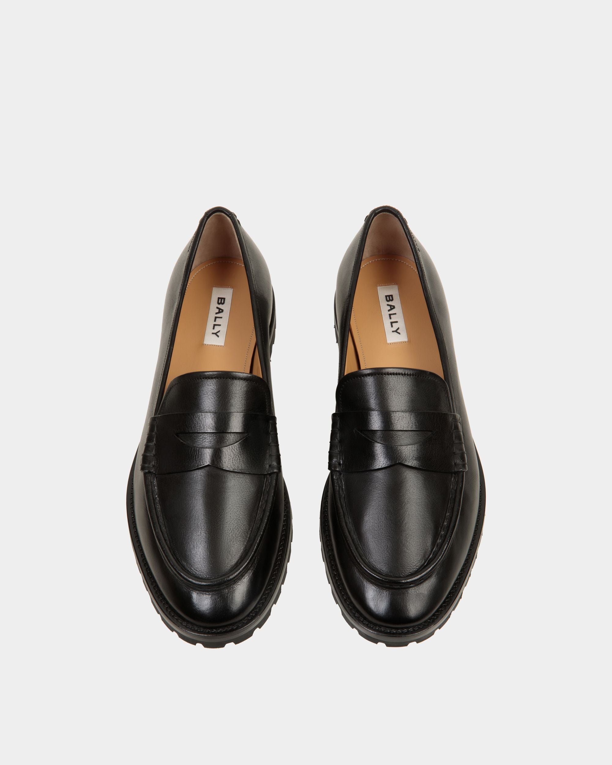 Mocasín Solaria De Piel Negra - Hombre - Bally - 05