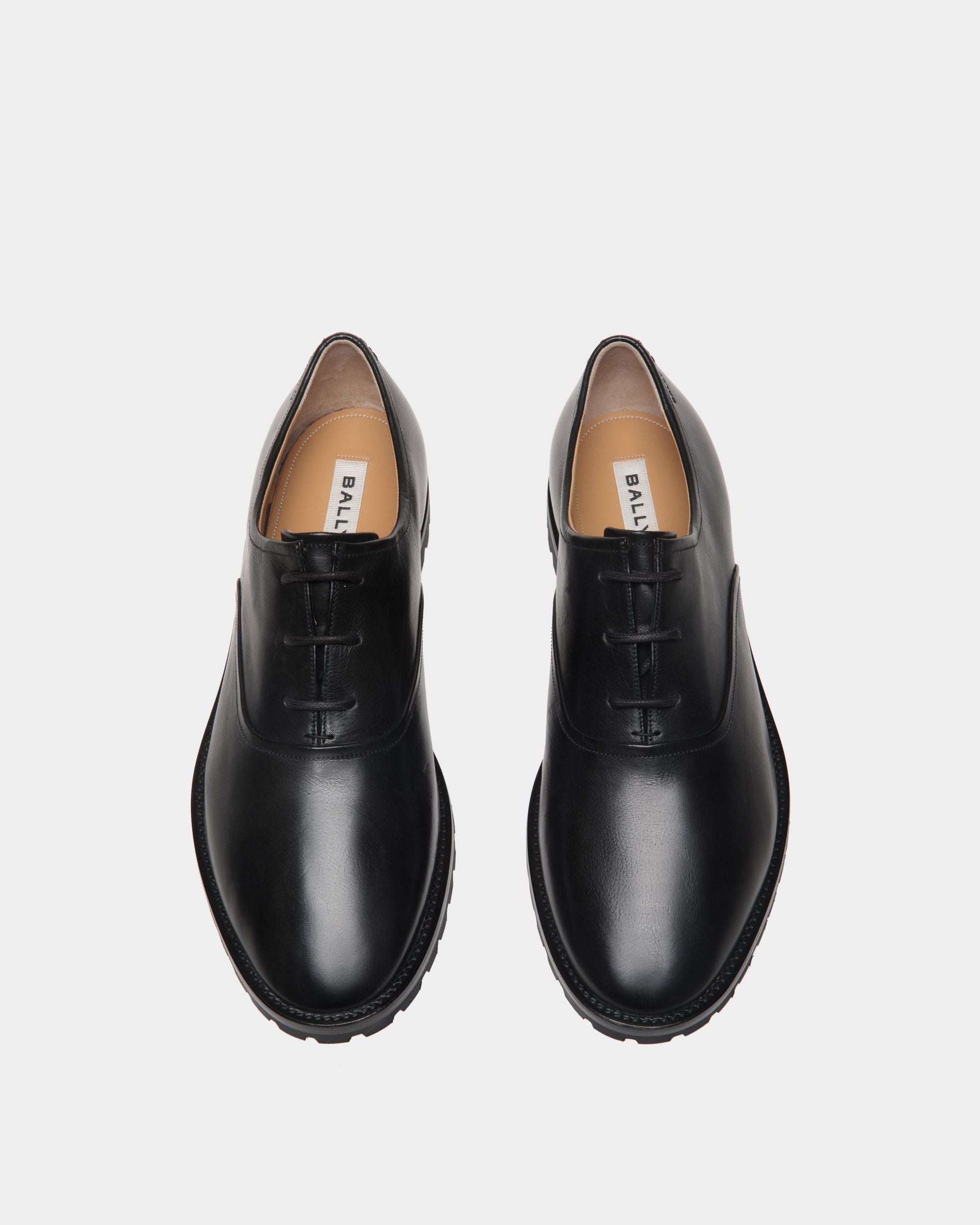 Zapato Oxford Solaria De Piel Negra - Hombre - Bally - 05