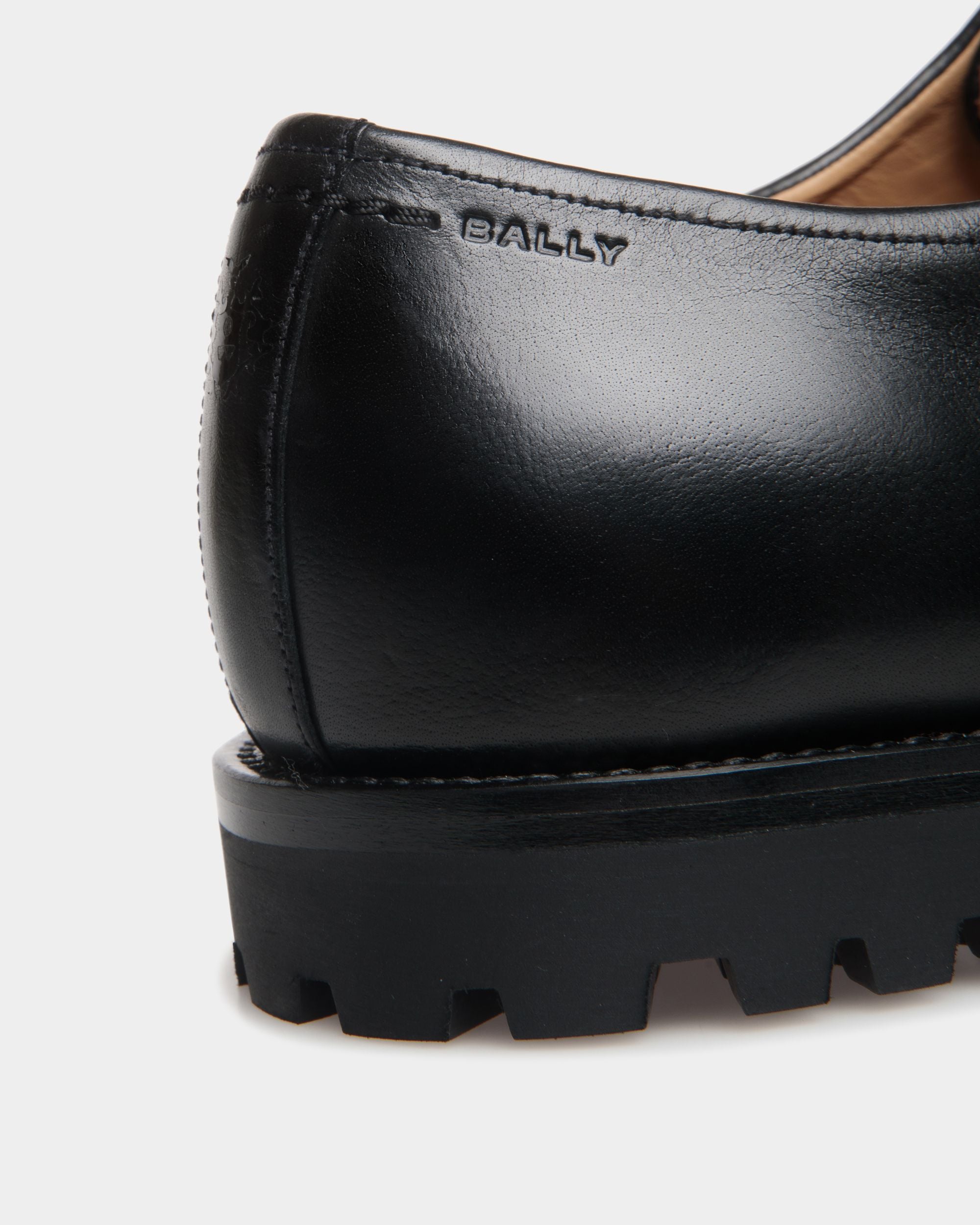 Zapato Oxford Solaria De Piel Negra - Hombre - Bally - 06