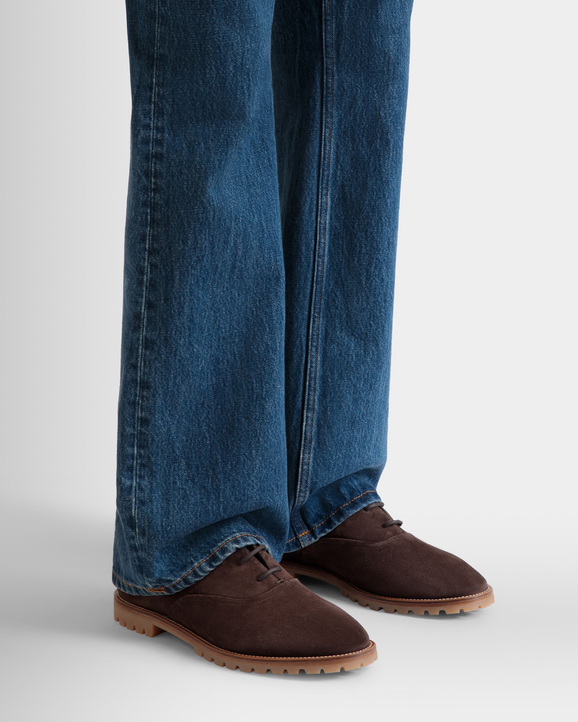 Zapato Oxford Solaria De Ante Ébano - Hombre - Bally - 02