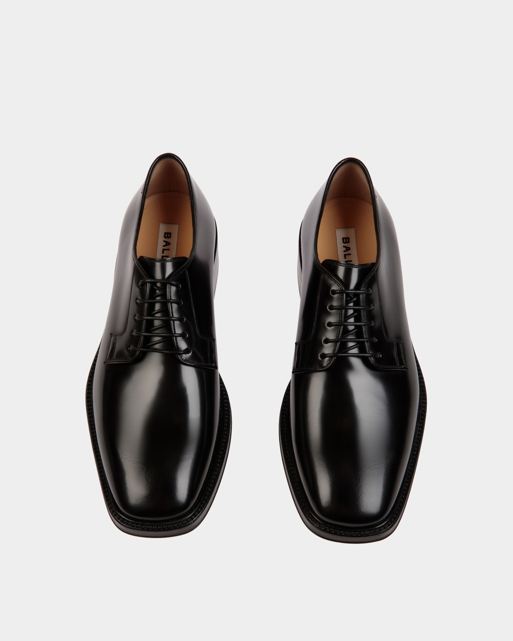 Zapato Derby Sockel De Piel Negra - Hombre - Bally - 05