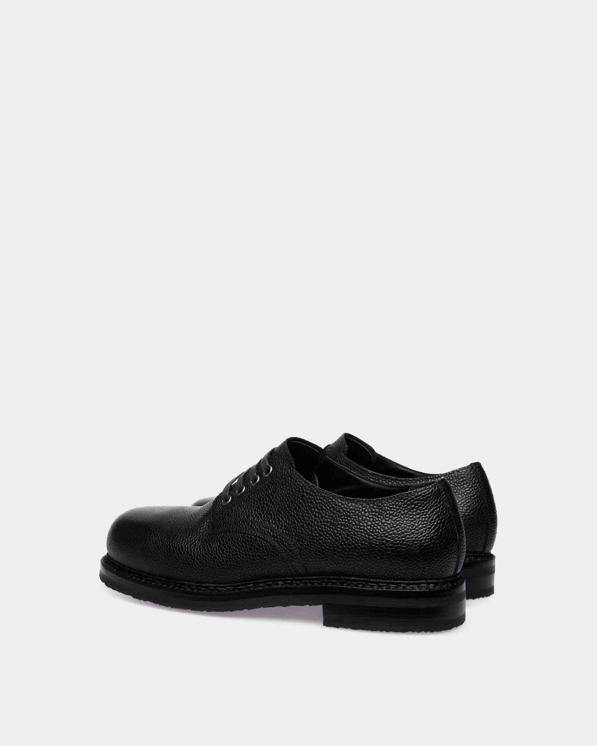 Norwelt Derby In Black Grained Leather - Men's - Bally - 03
