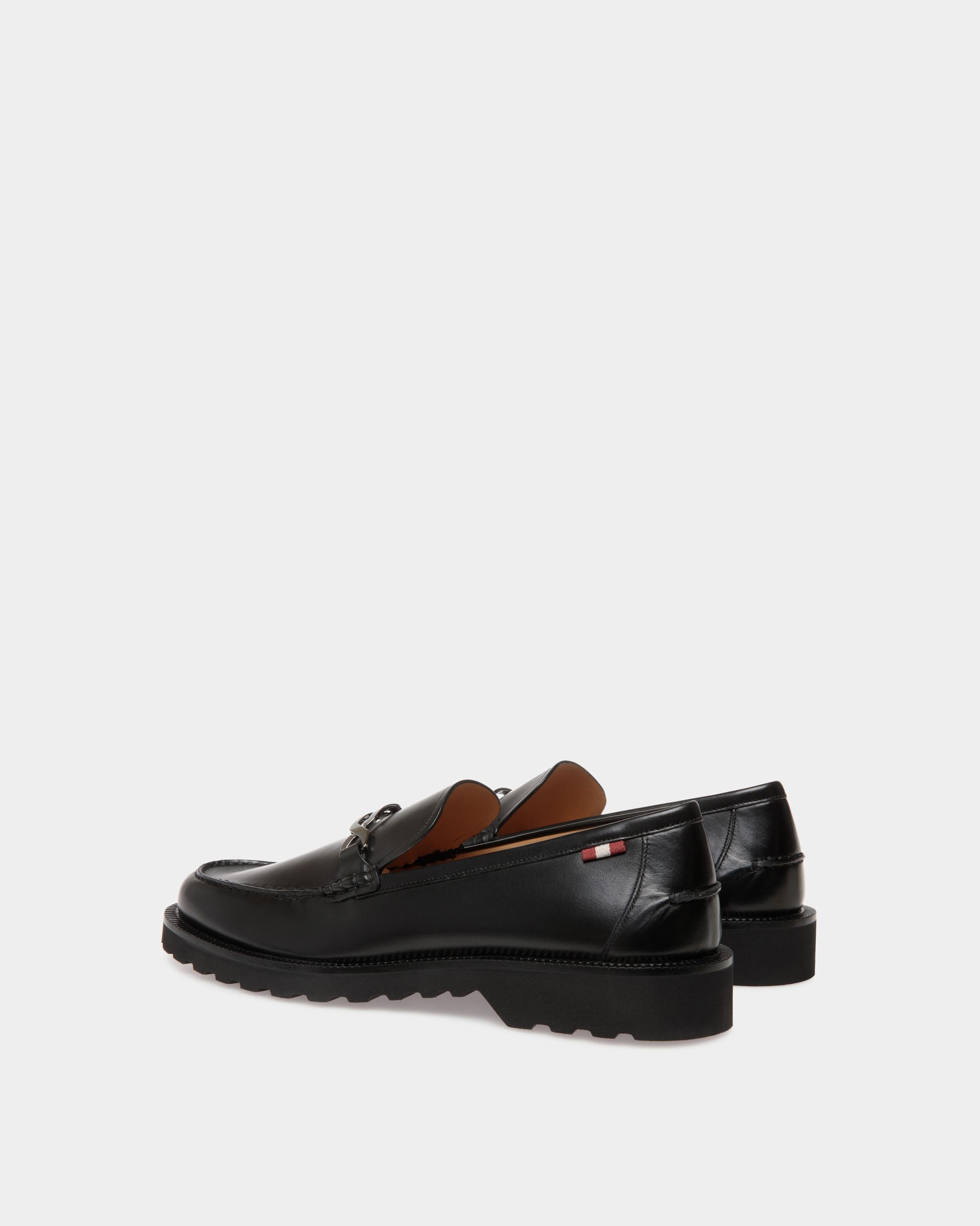 Loafer in Black Leather - Men's - Bally - 03