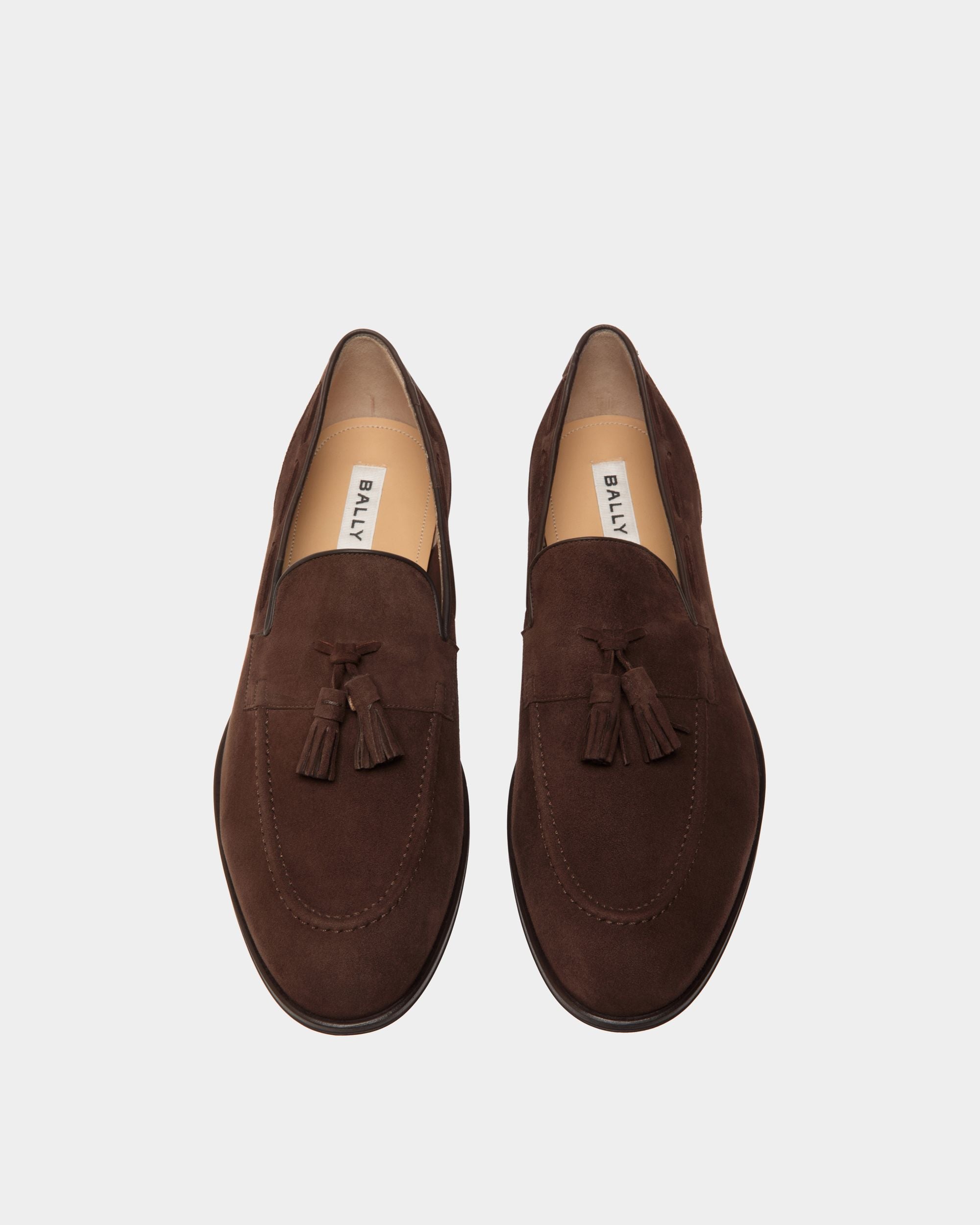 Westminster Loafer in Ebano Suede - Men's - Bally - 04