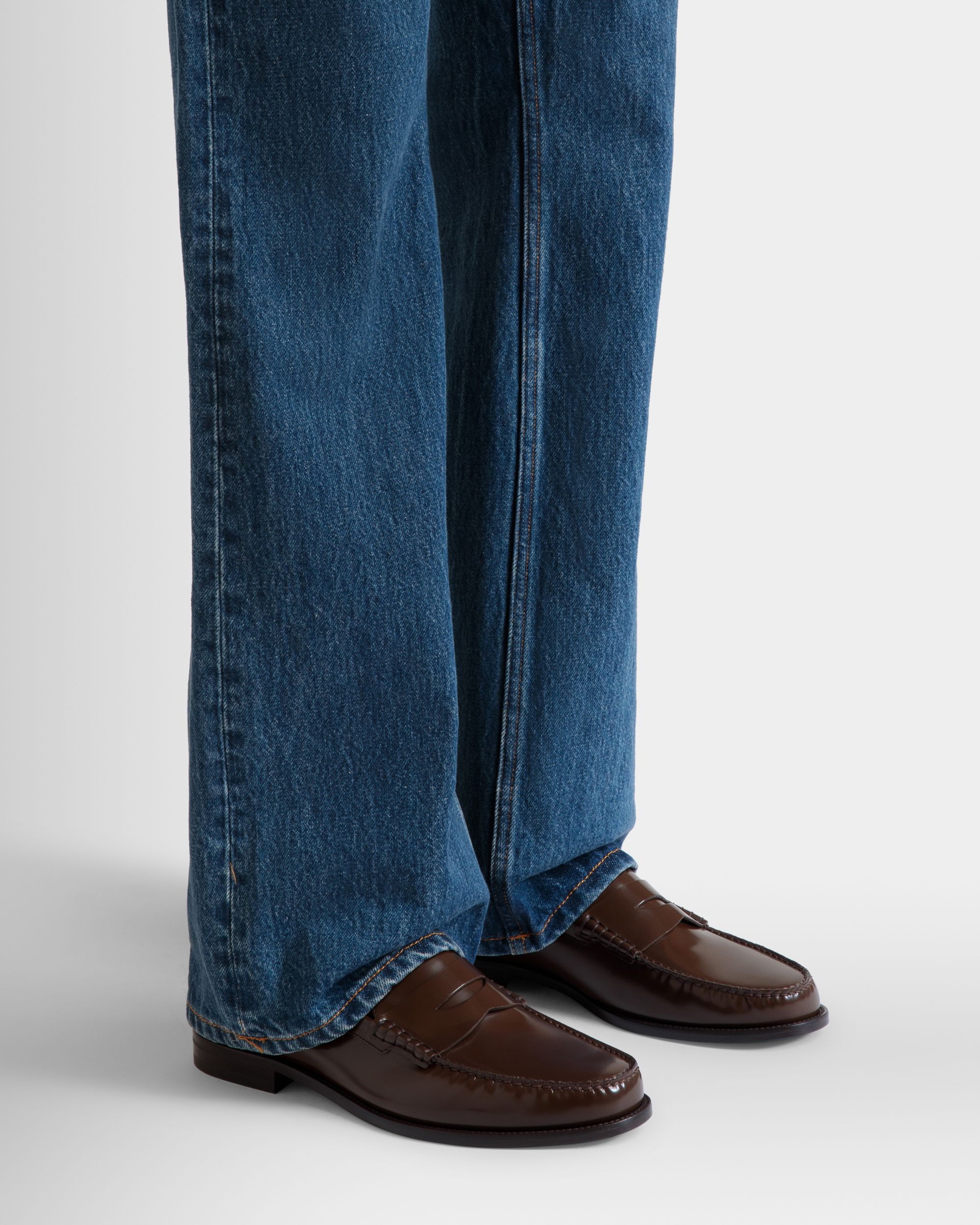 Mocasín Capitol De Piel Ébano - Hombre - Bally - 02