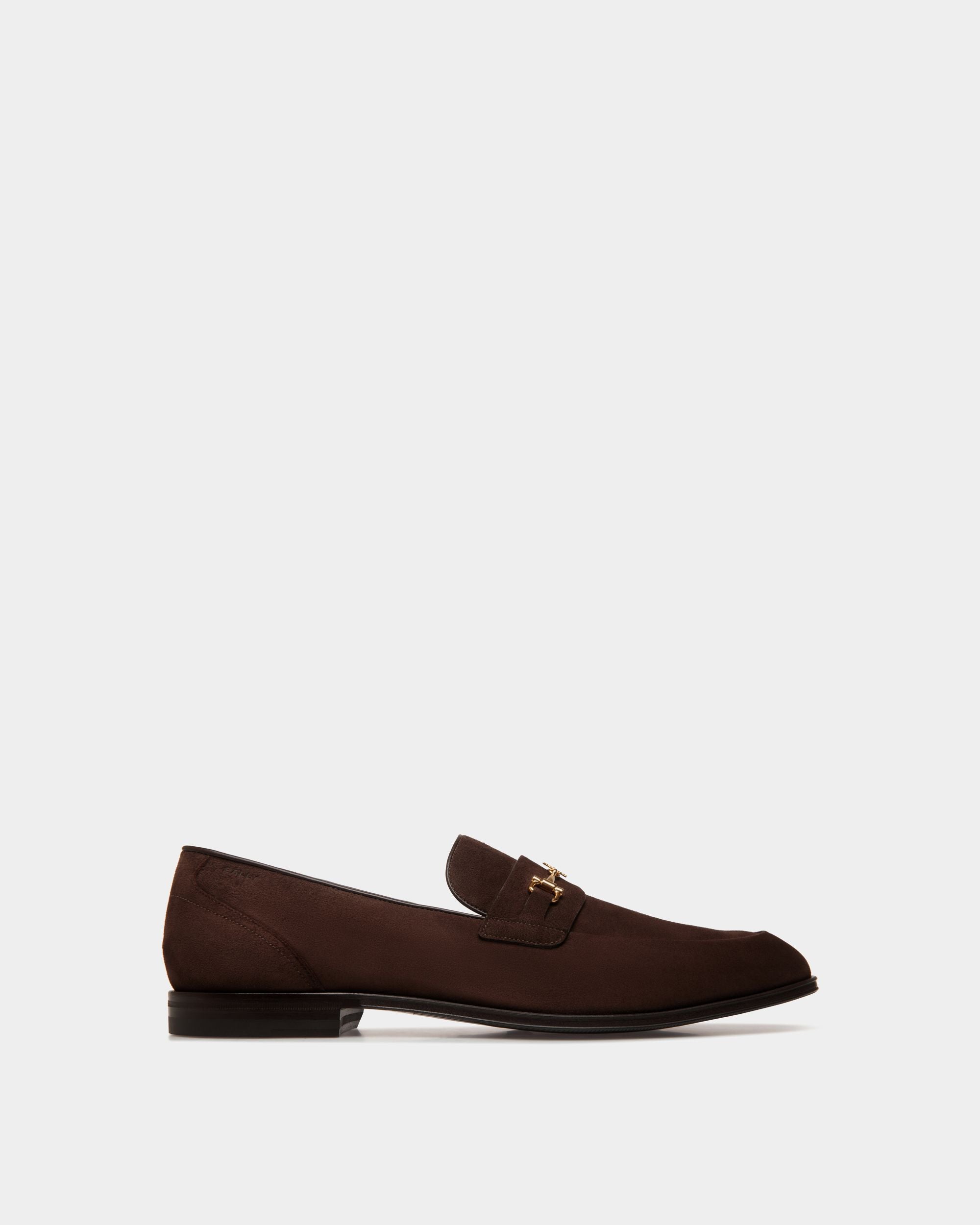 Westminster Loafer in Ebano Suede - Men's - Bally - 01