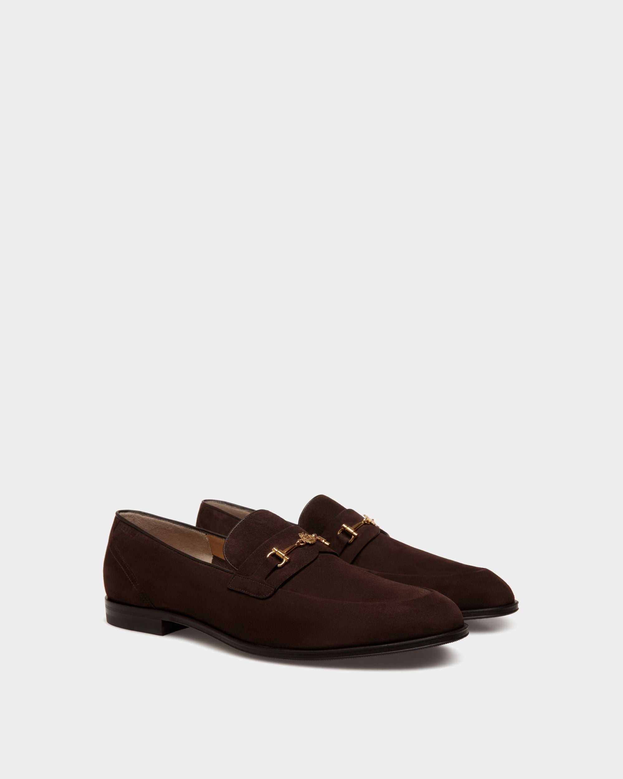 Westminster Loafer in Ebano Suede - Men's - Bally - 02