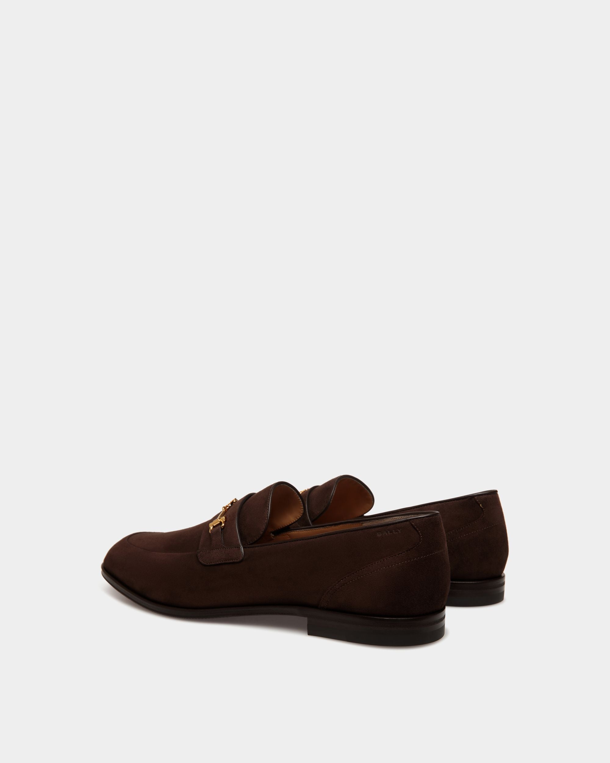 Westminster Loafer in Ebano Suede - Men's - Bally - 03