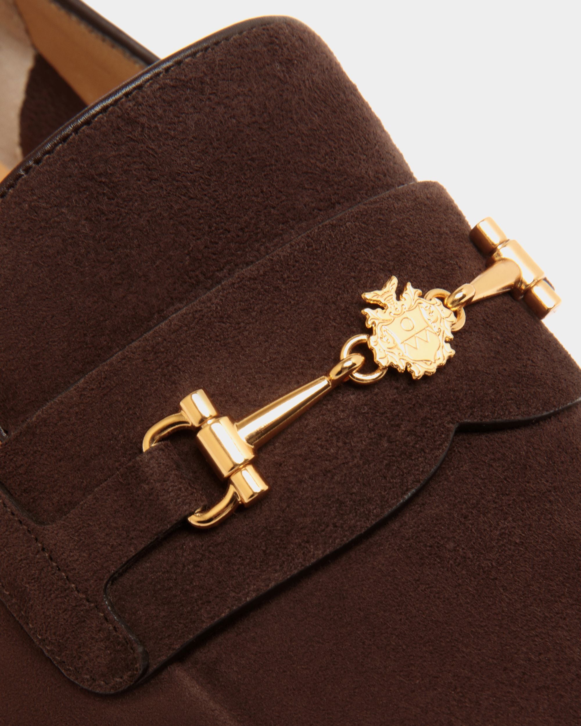 Westminster Loafer in Ebano Suede - Men's - Bally - 05
