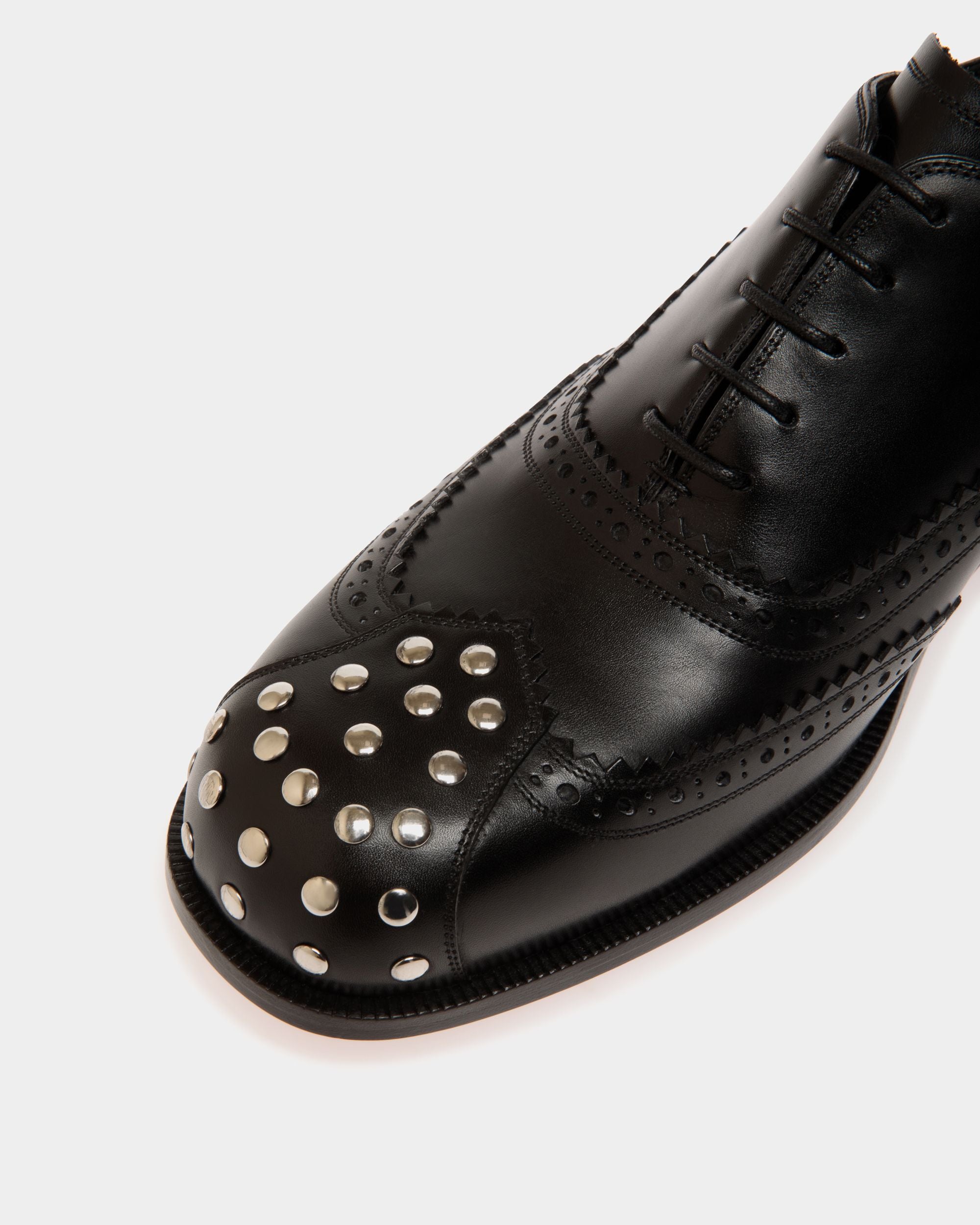 Spiegel Oxford in Black Leather - Men's - Bally - 06
