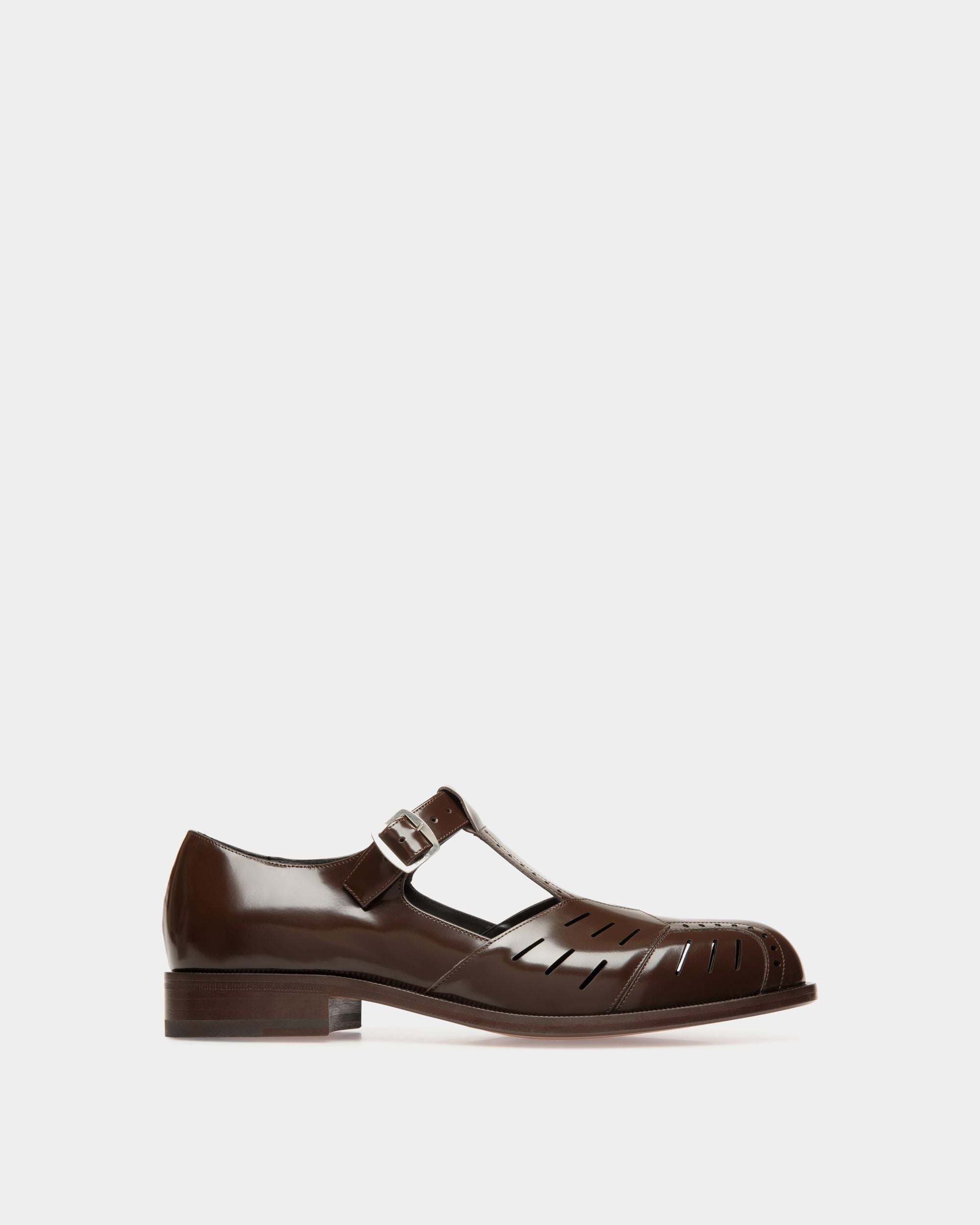 Spiegel Sandal in Brown Leather - Men's - Bally - 01