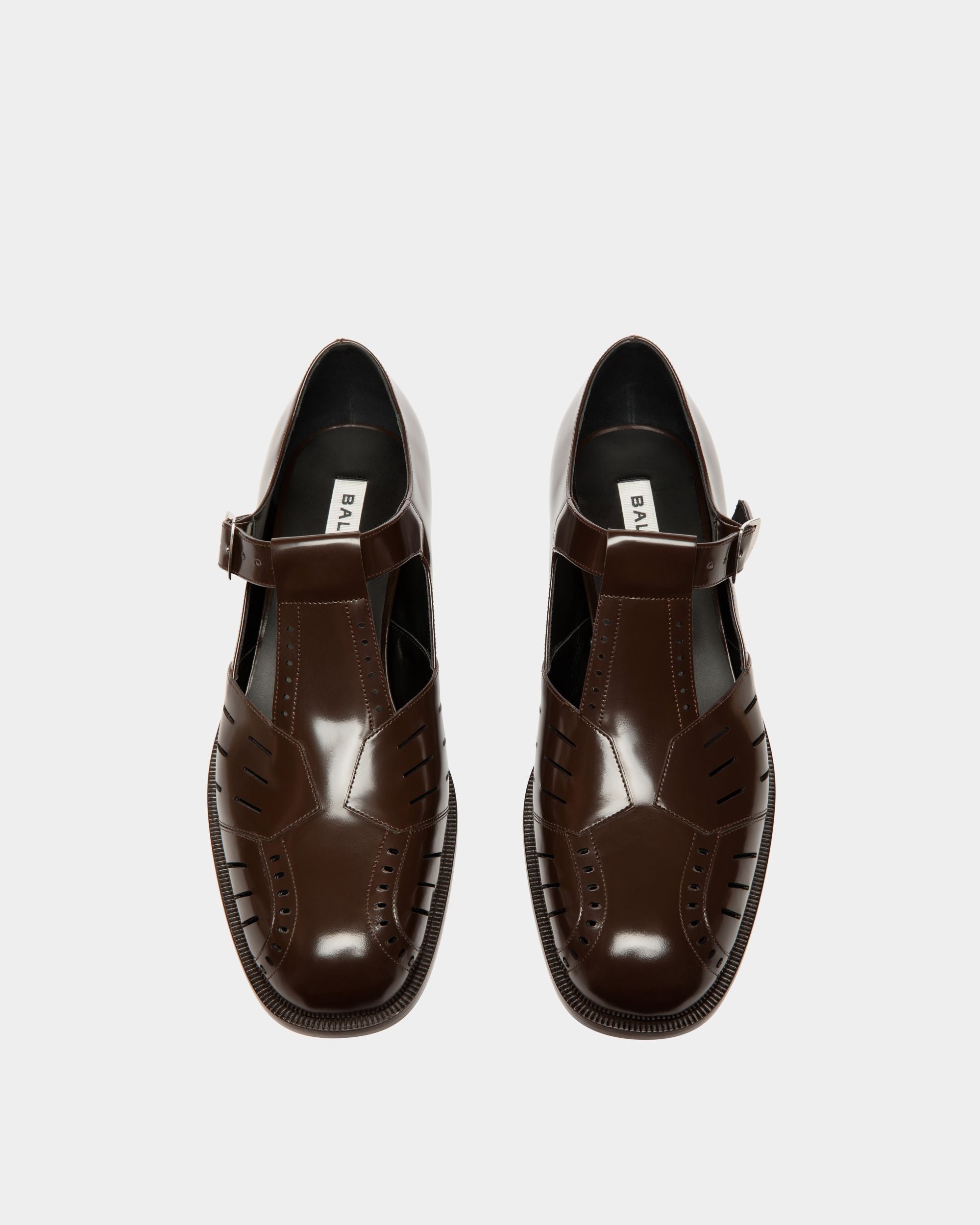 Spiegel Sandal in Brown Leather - Men's - Bally - 04