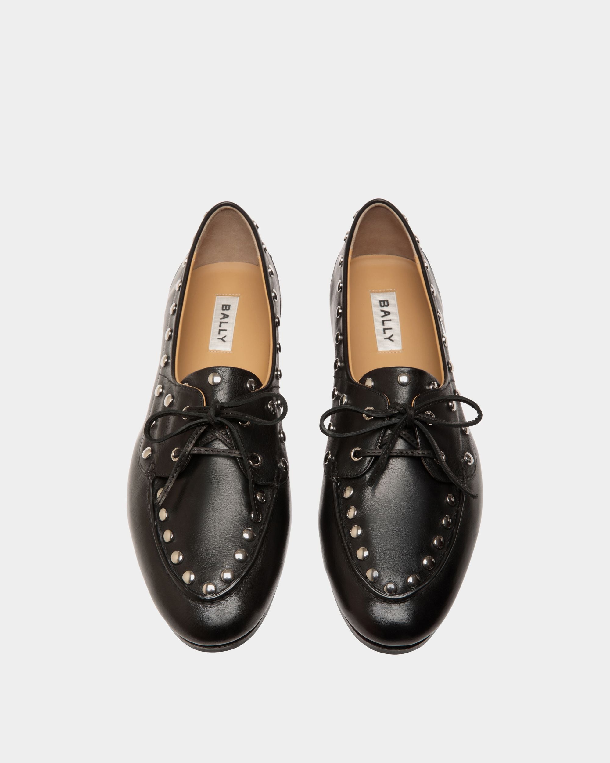 Plume Loafer in Black Leather - Men's - Bally - 04