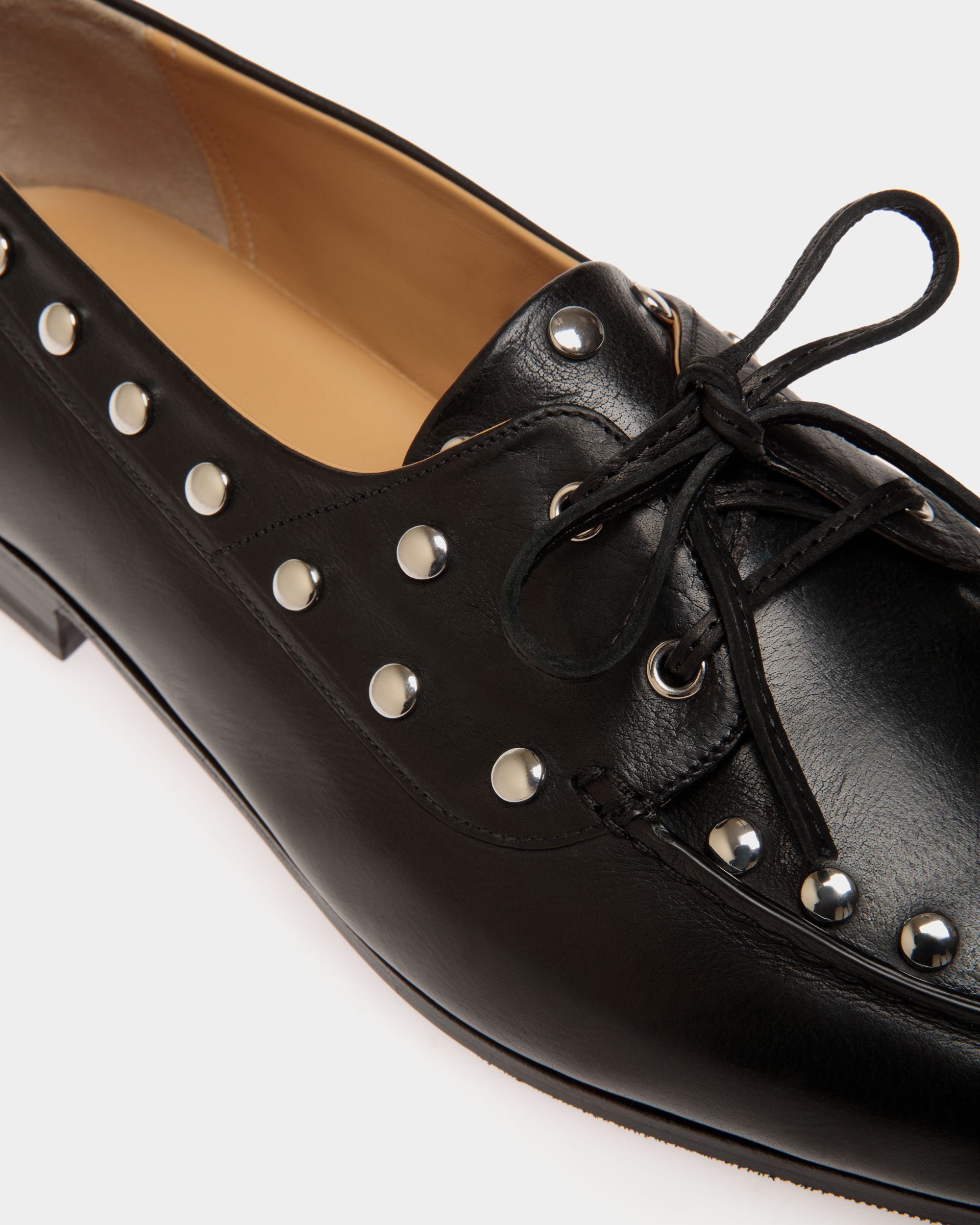 Plume Loafer in Black Leather - Men's - Bally - 05