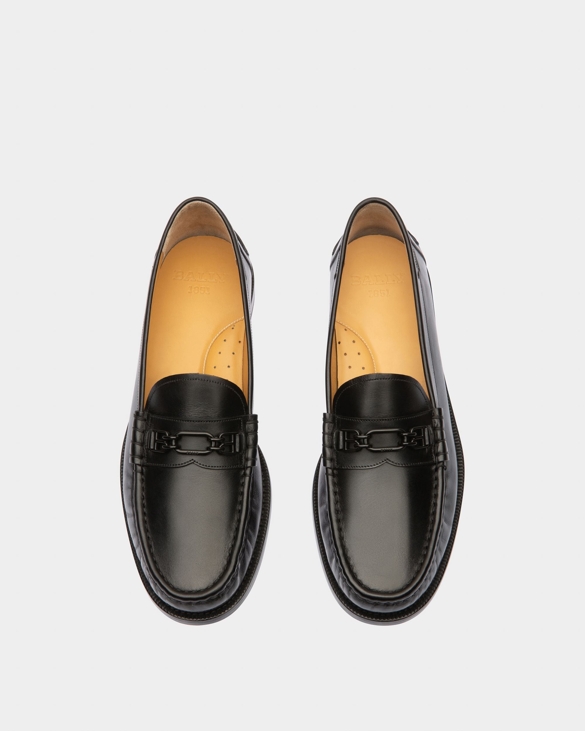 Collodi Mocasines De Piel En Negro - Hombre - Bally - 02