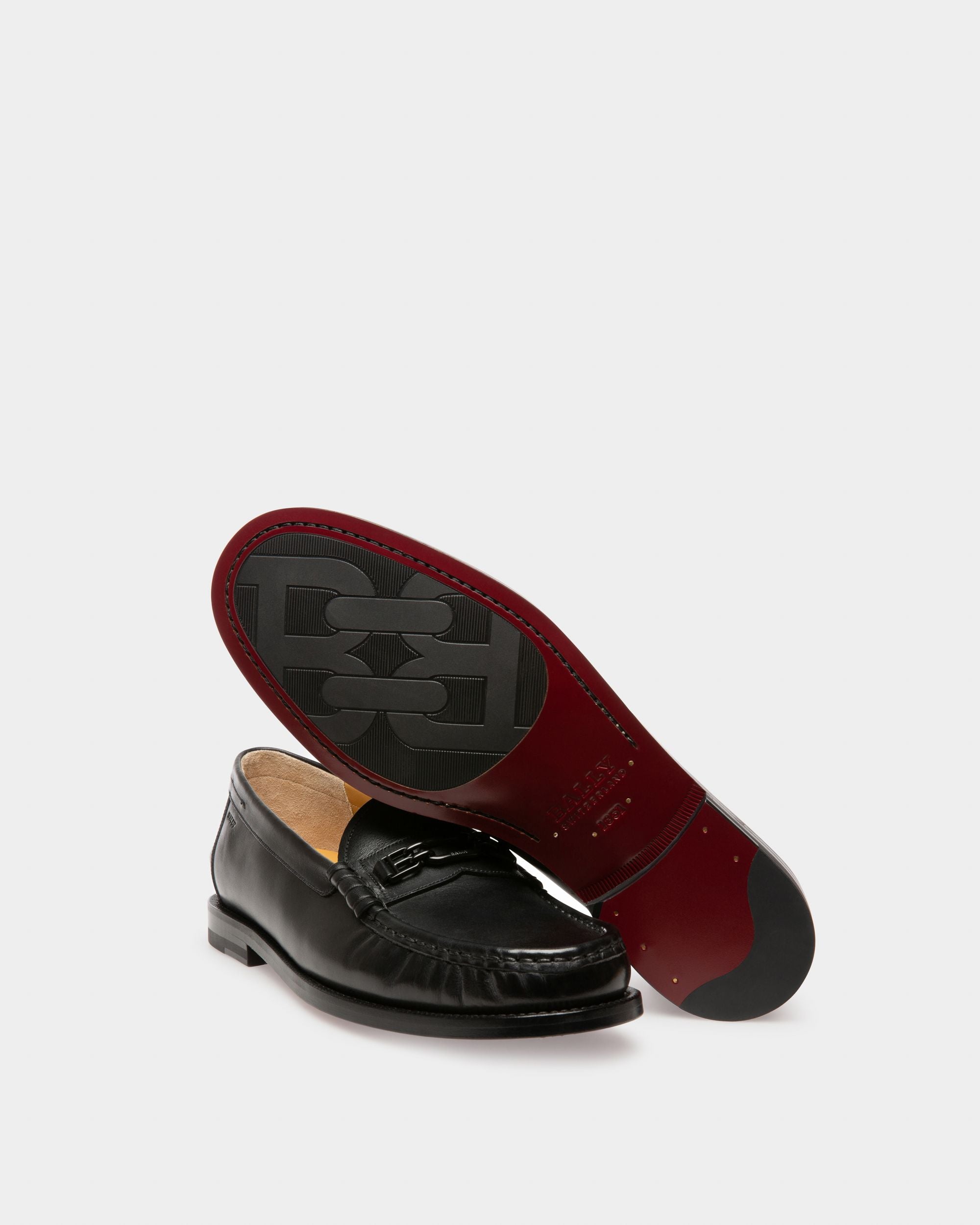Collodi Mocasines De Piel En Negro - Hombre - Bally - 04