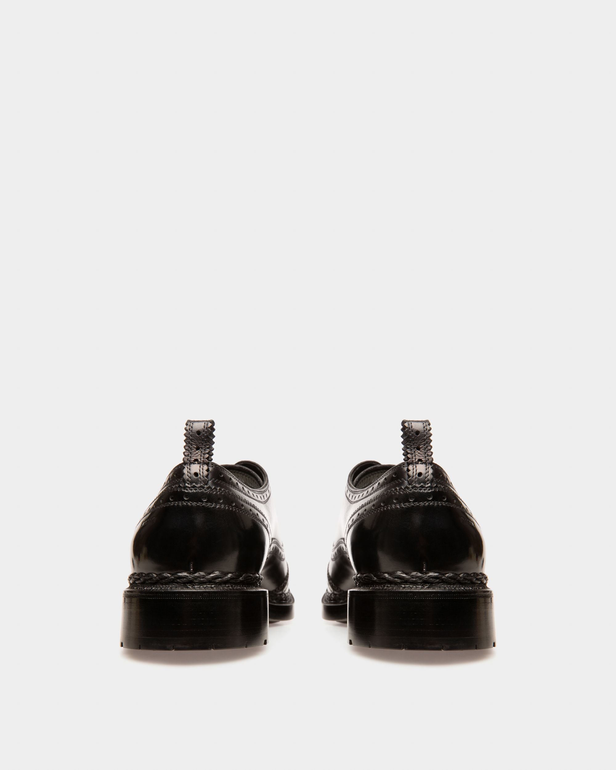 Oliver Zapato Estilo Oxford En Cuero Negro - Hombre - Bally - 04