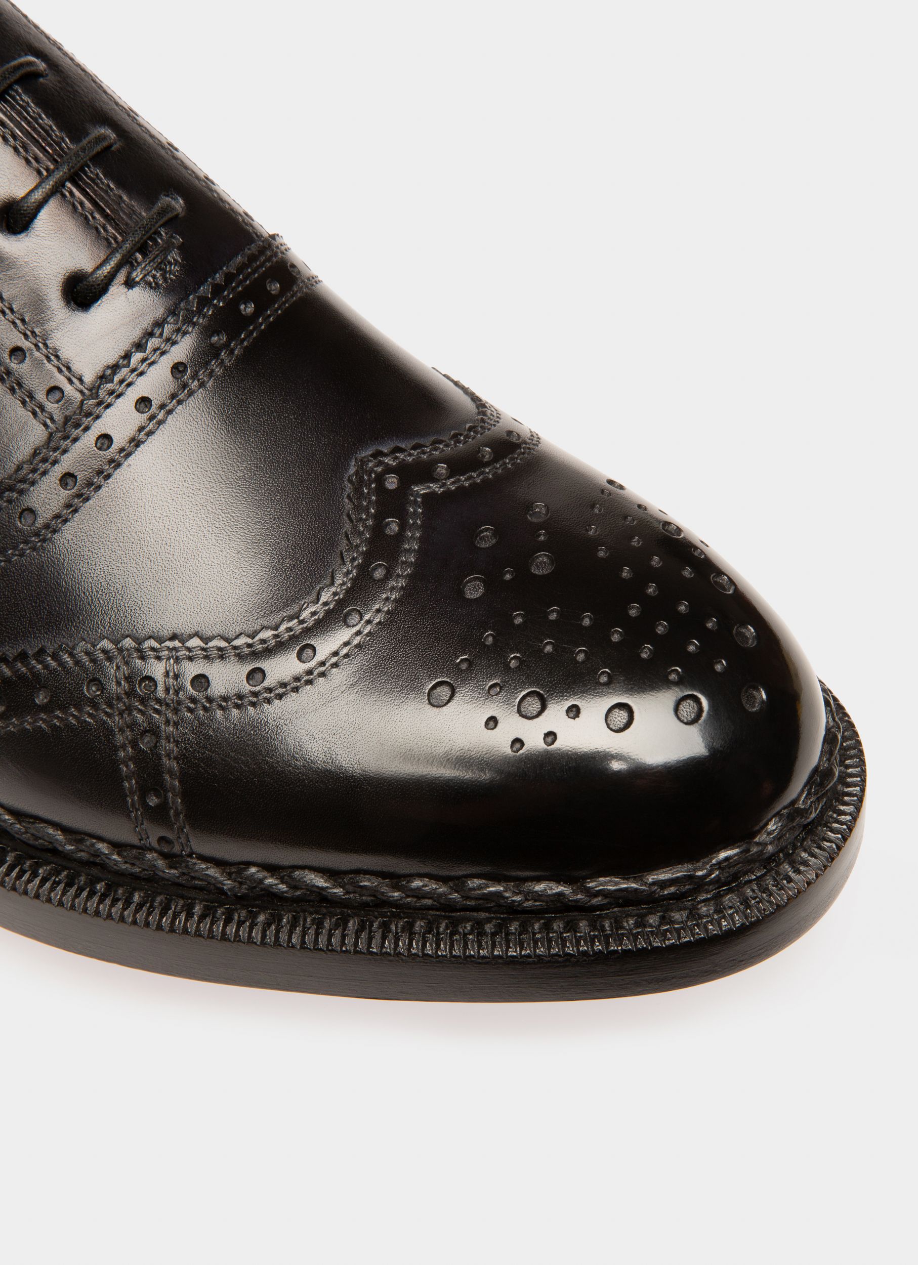 Oliver Zapato Estilo Oxford En Cuero Negro - Hombre - Bally - 06
