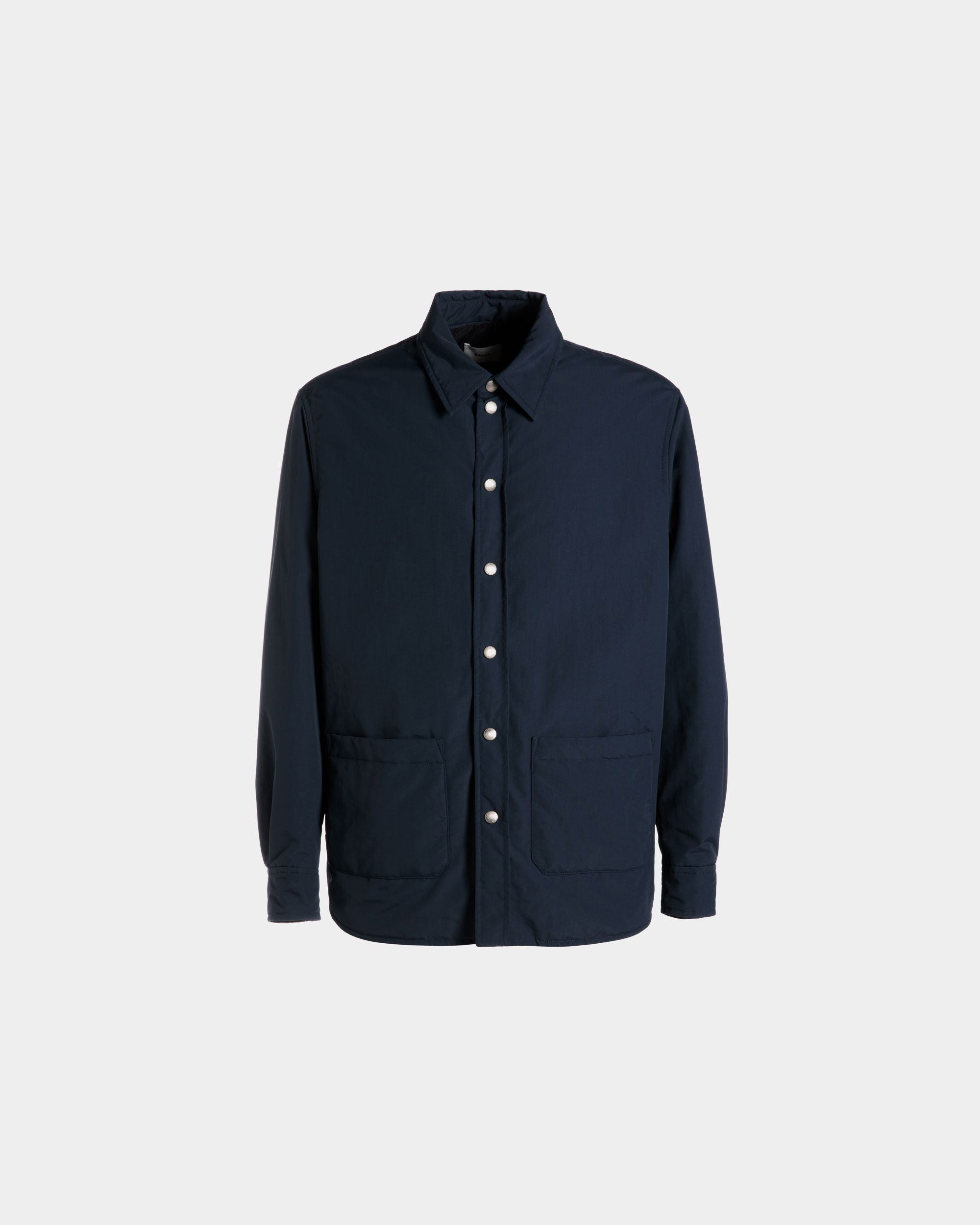 Sobrecamisa Acolchada De Nailon Navy Blue - Hombre - Bally - 01