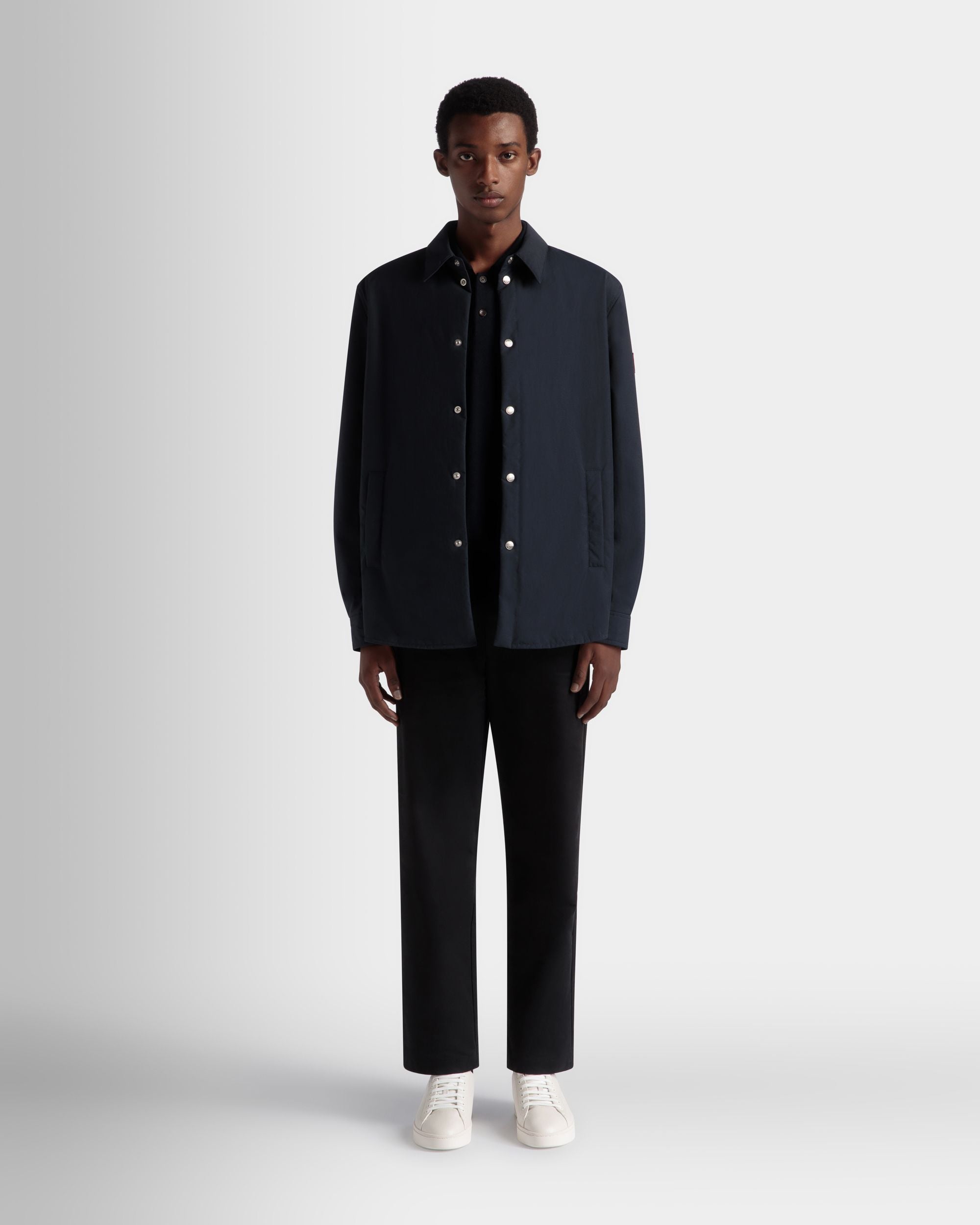 Sobrecamisa Acolchada De Nailon Navy Blue - Hombre - Bally - 02