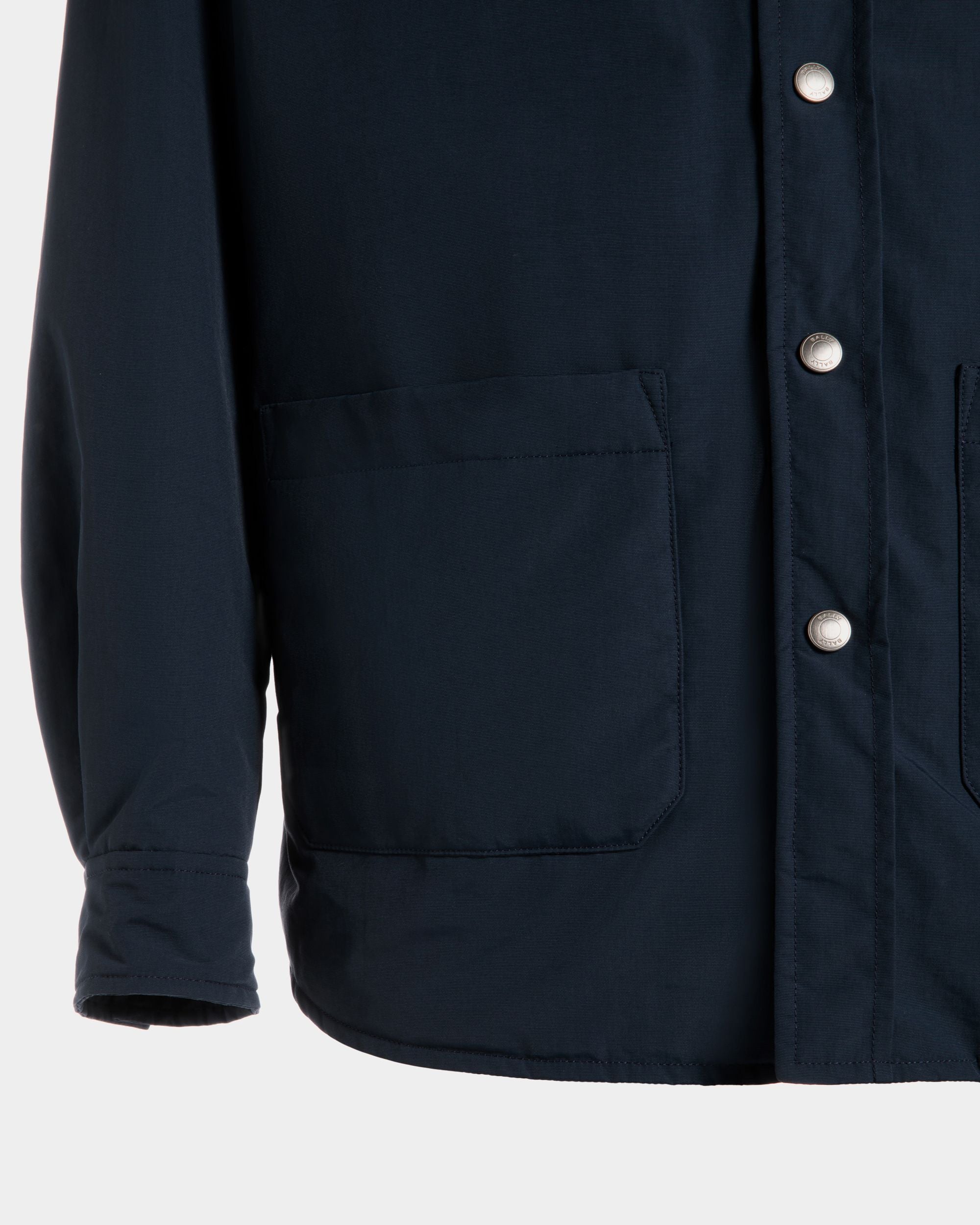 Sobrecamisa Acolchada De Nailon Navy Blue - Hombre - Bally - 05