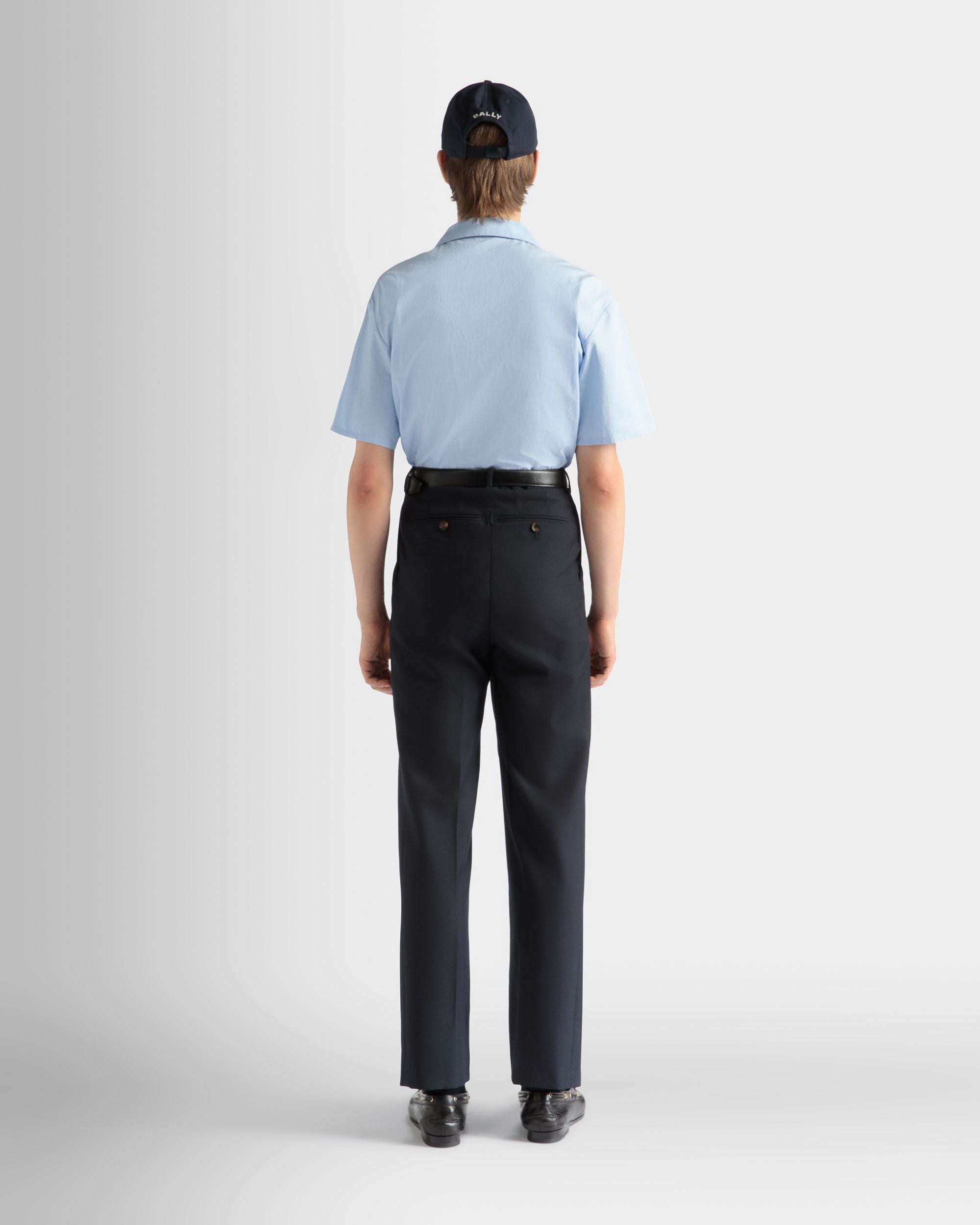 Shirt In Light Blue Cotton - Men's - Bally - 07