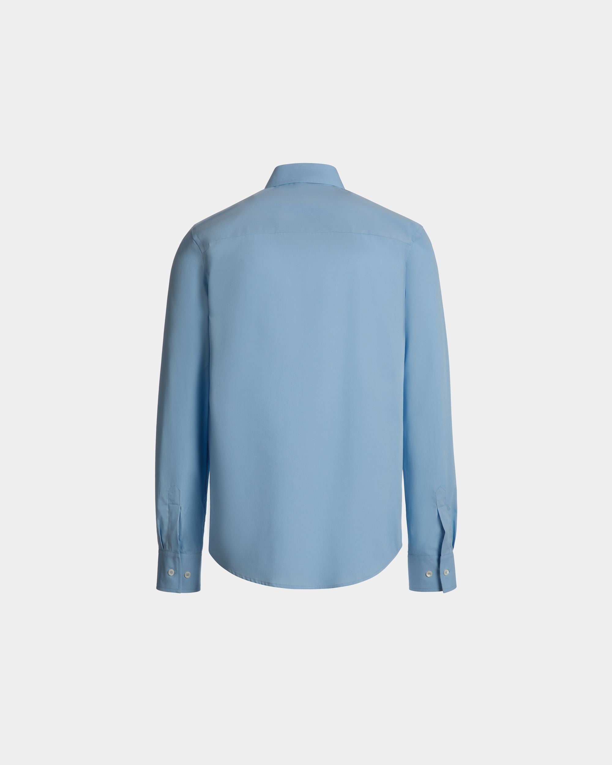 Camisa De Manga Larga De Algodón Light Blue - Hombre - Bally - 06