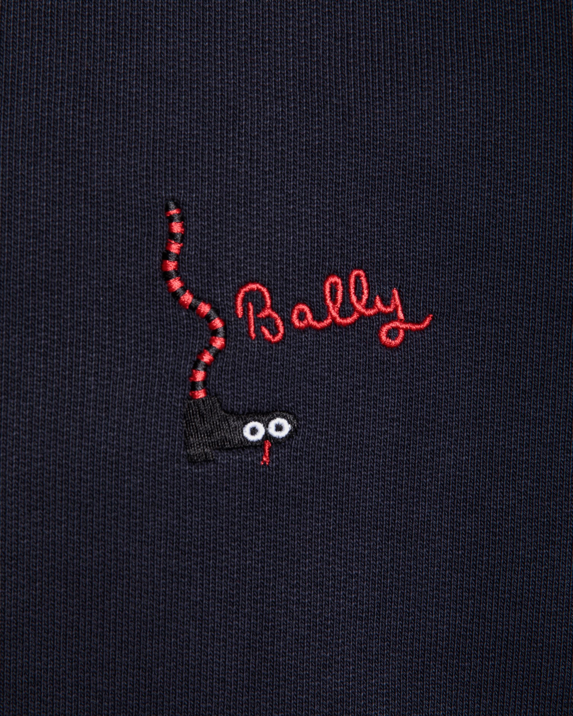 Sudadera De Cuello Redondo De Algodón Navy Blue - Hombre - Bally - 04
