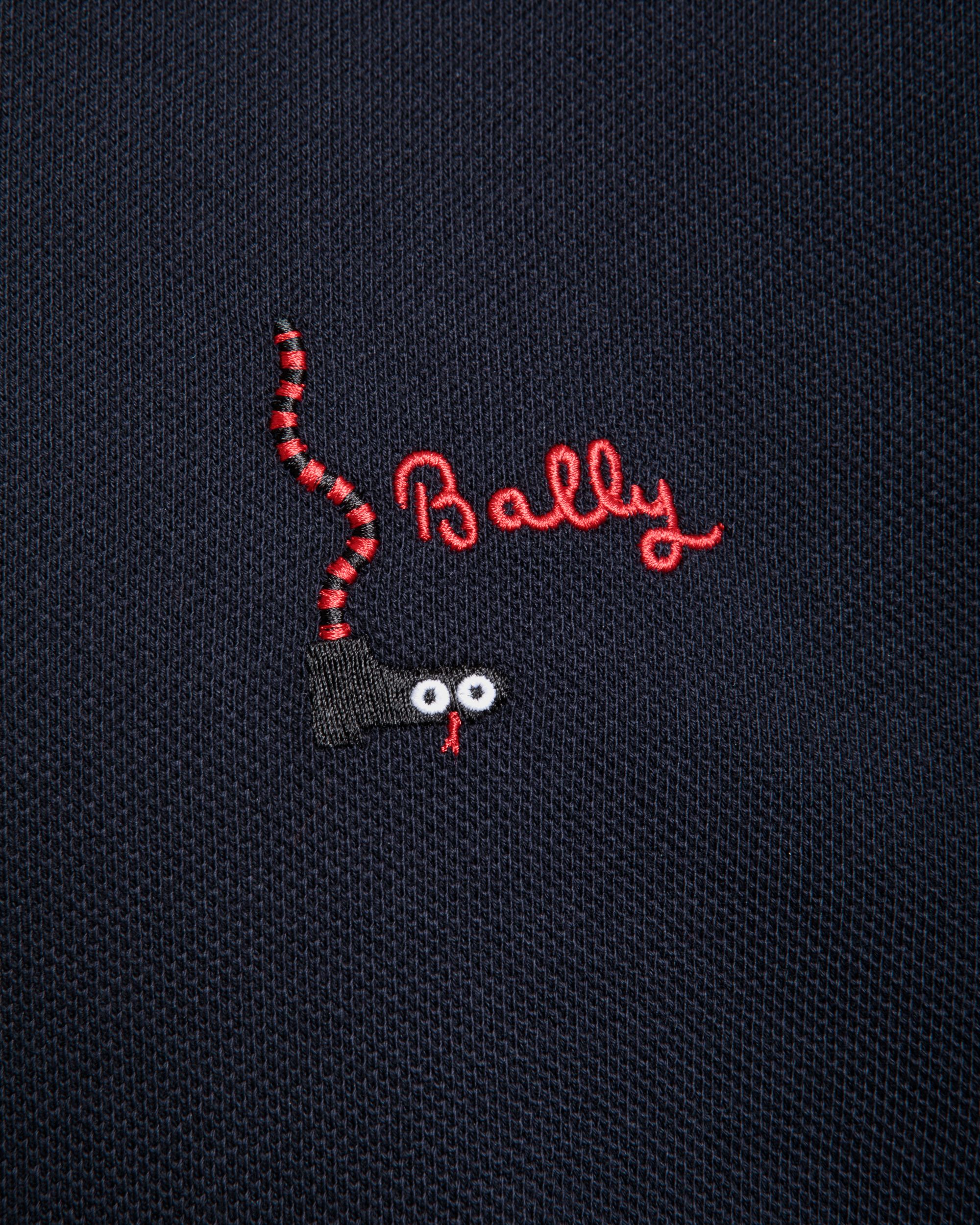 Polo De Algodón Navy Blue - Hombre - Bally - 04