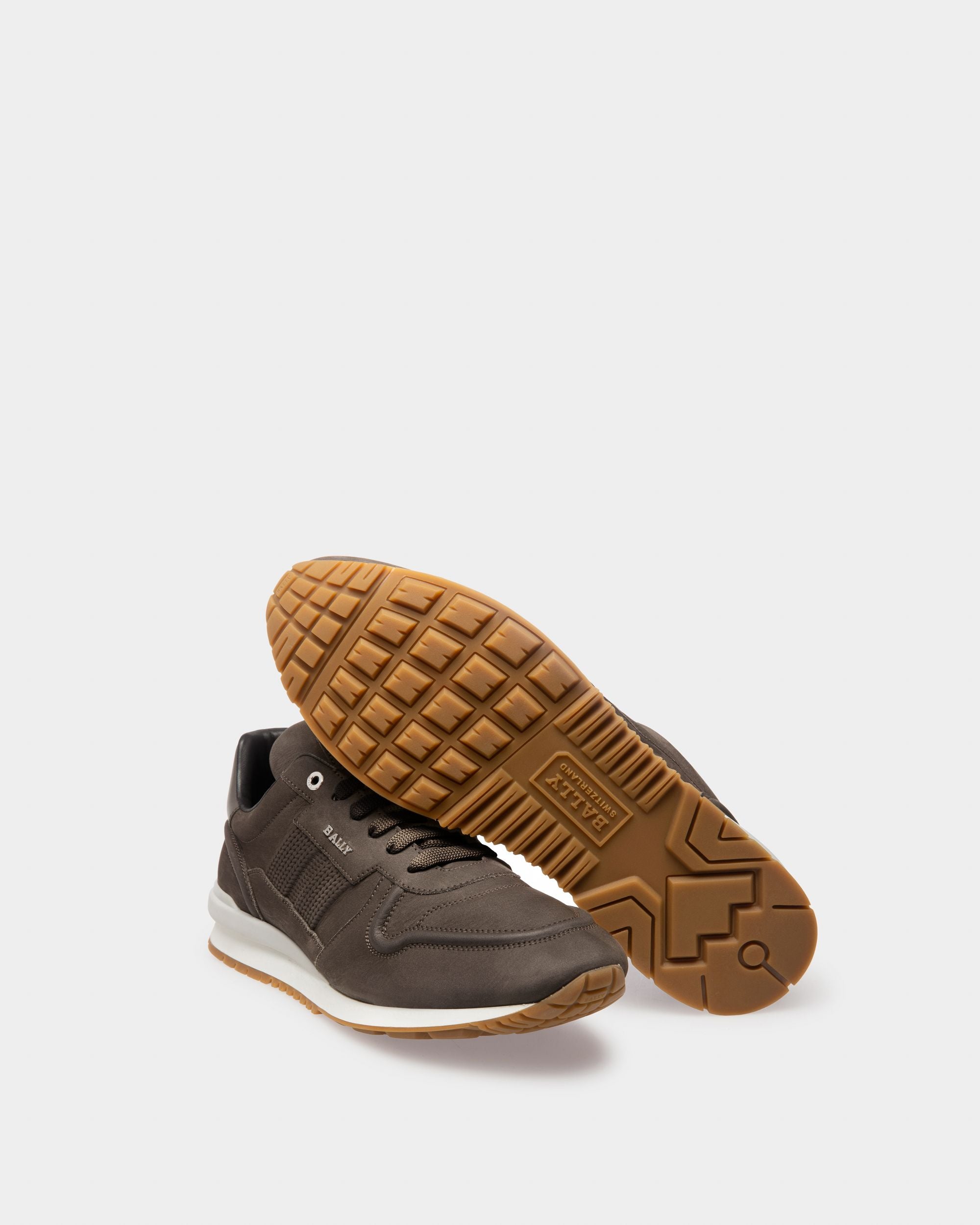 Asper Zapatillas De Piel En Color Verde Militar - Hombre - Bally - 04