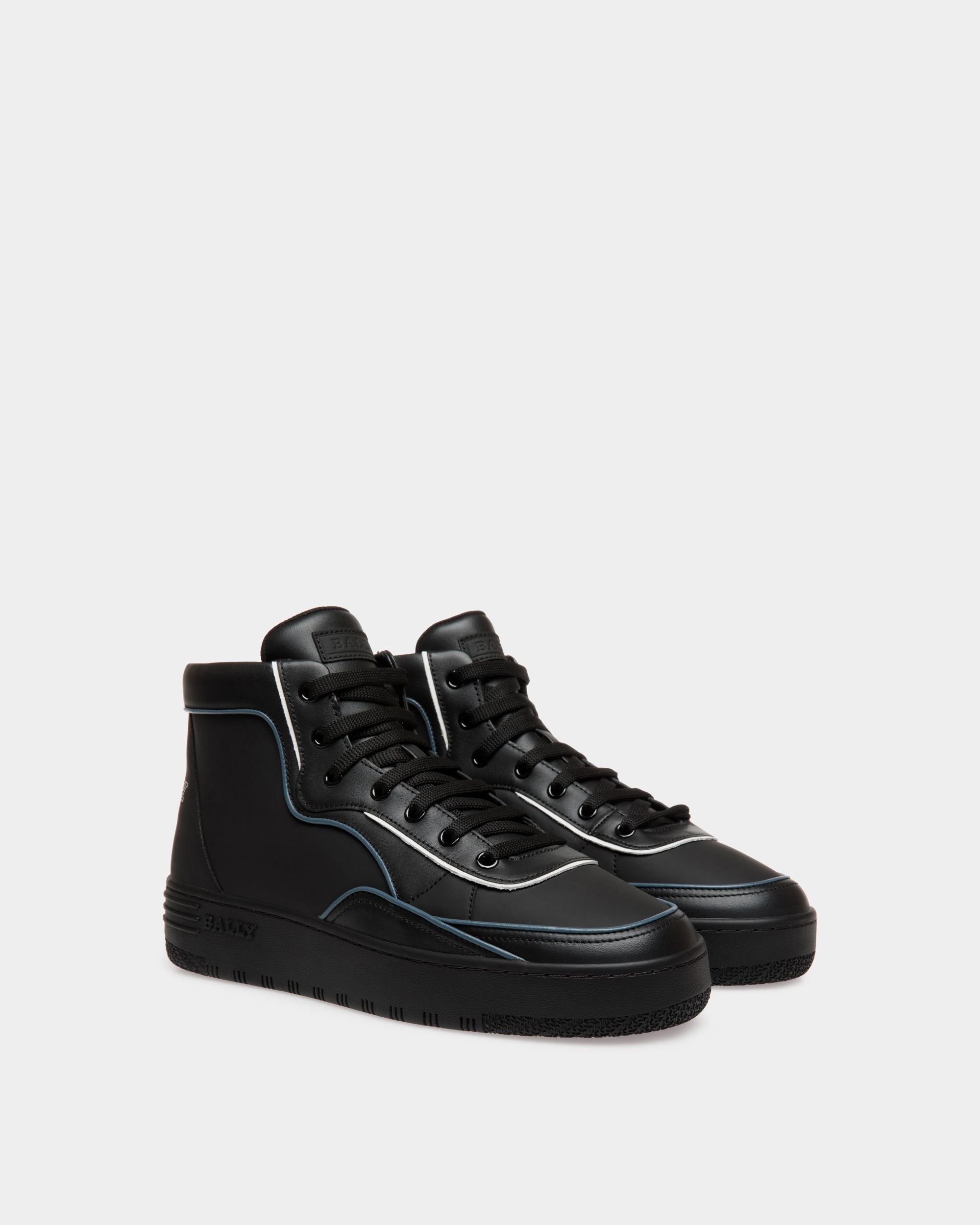 Sneaker In Black  Leather - Men's - Bally - 02