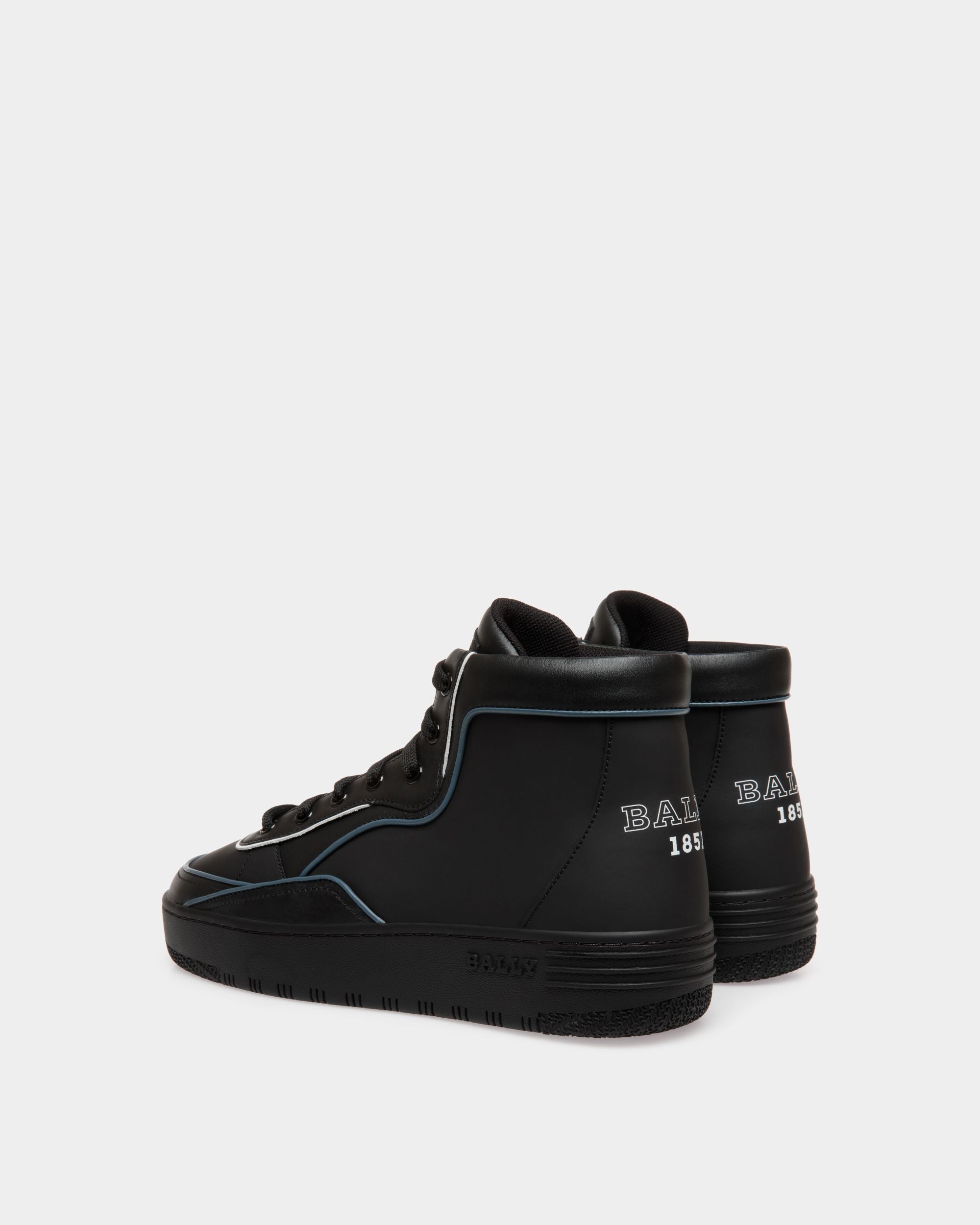 Sneaker In Black  Leather - Men's - Bally - 03
