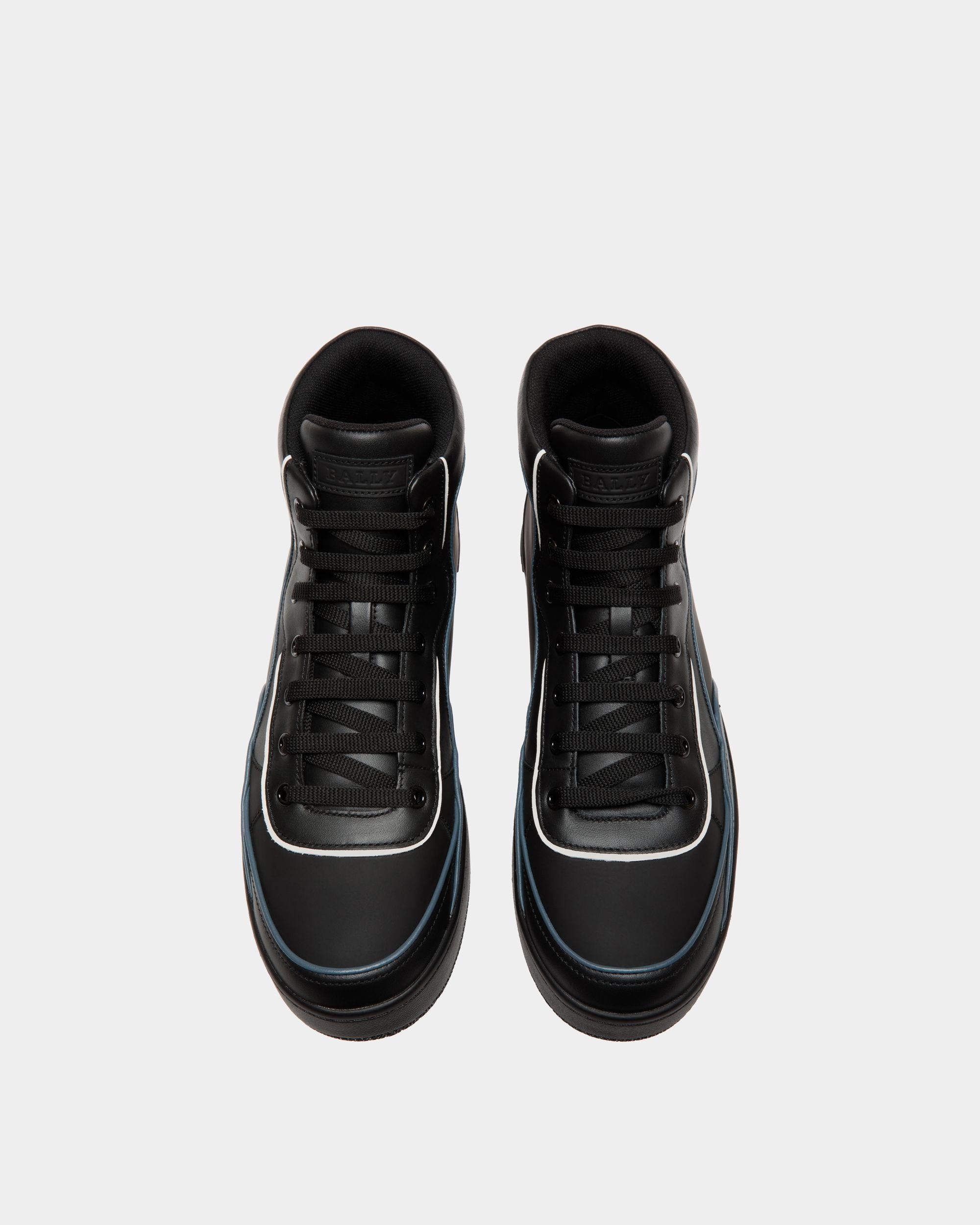 Sneaker In Black  Leather - Men's - Bally - 04