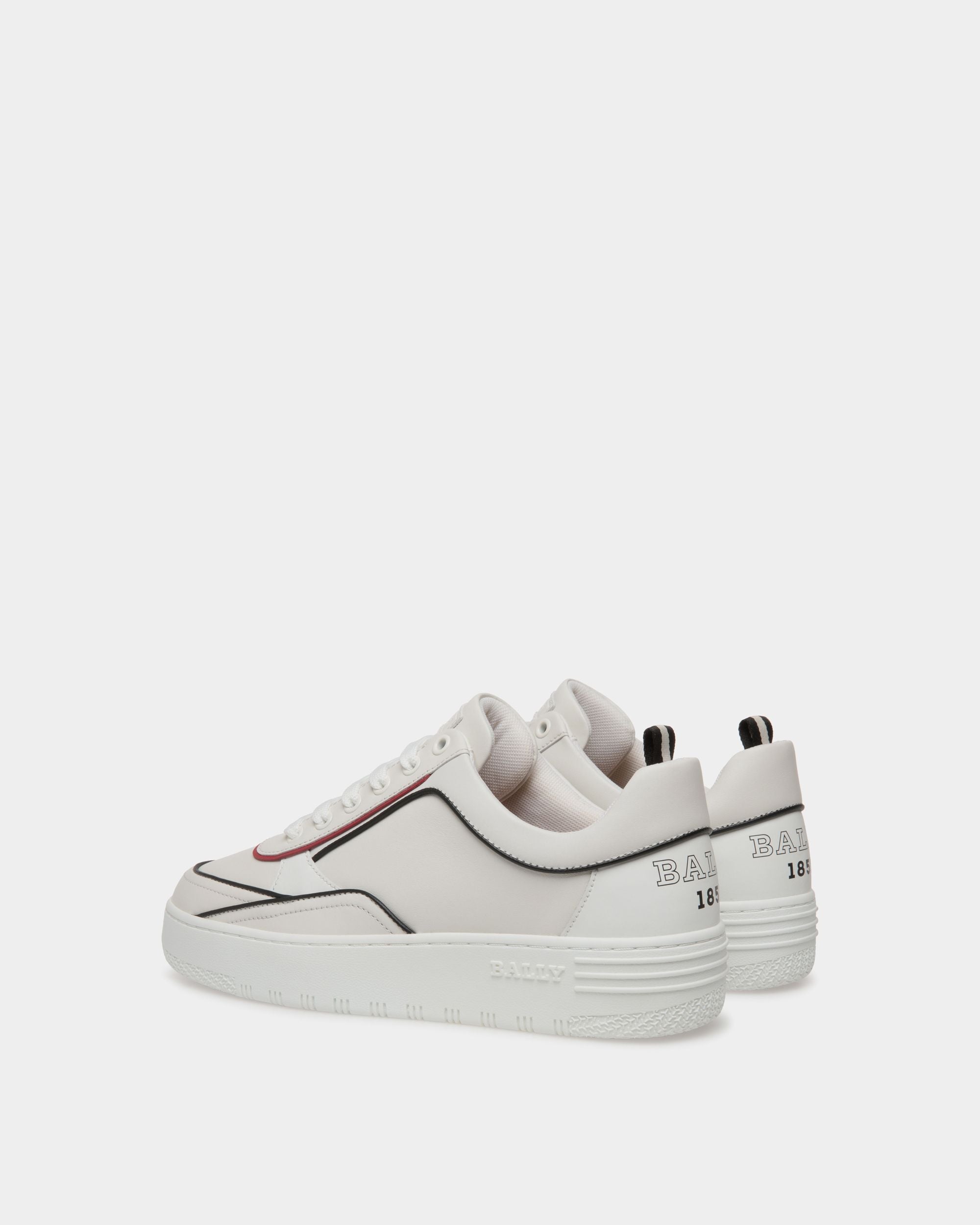 Sneaker In White Leather - Men's - Bally - 03