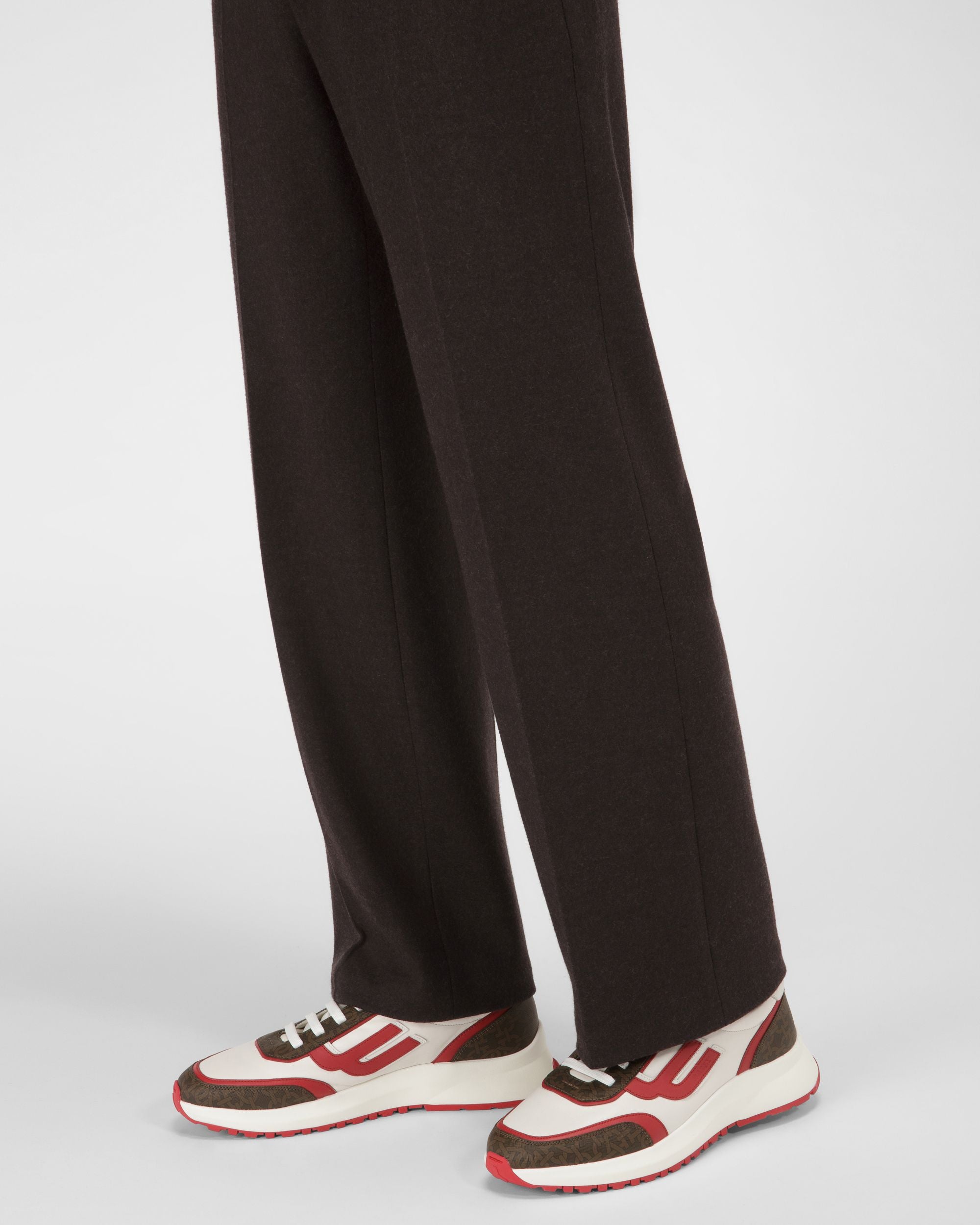 Demmy Zapatillas En Mezcla De Piel Y Algodón De Color Rojo - Hombre - Bally - 05