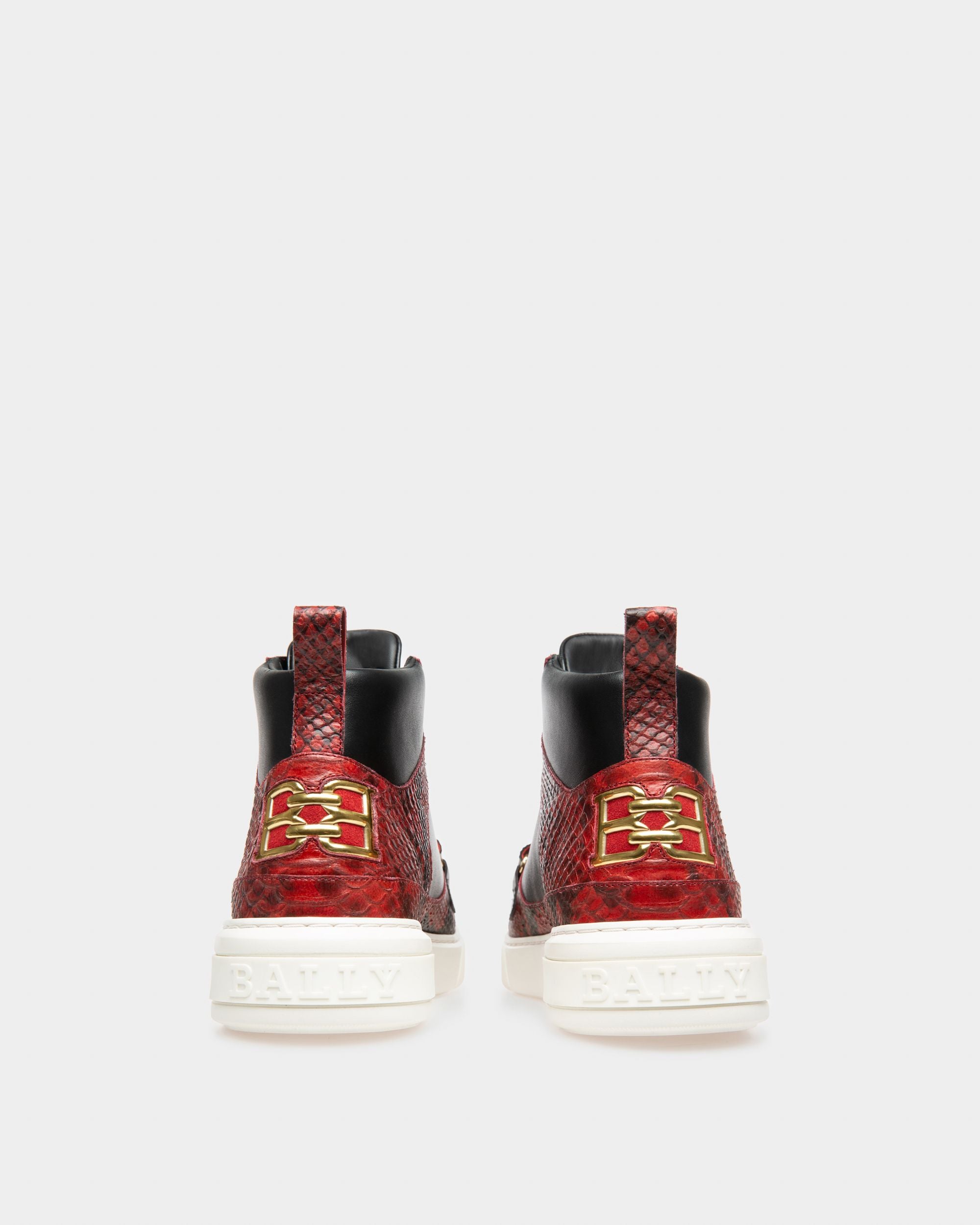 Merryk Zapatillas En Cuero De Color Rojo Y Negro De Bally - Hombre - Bally - 04