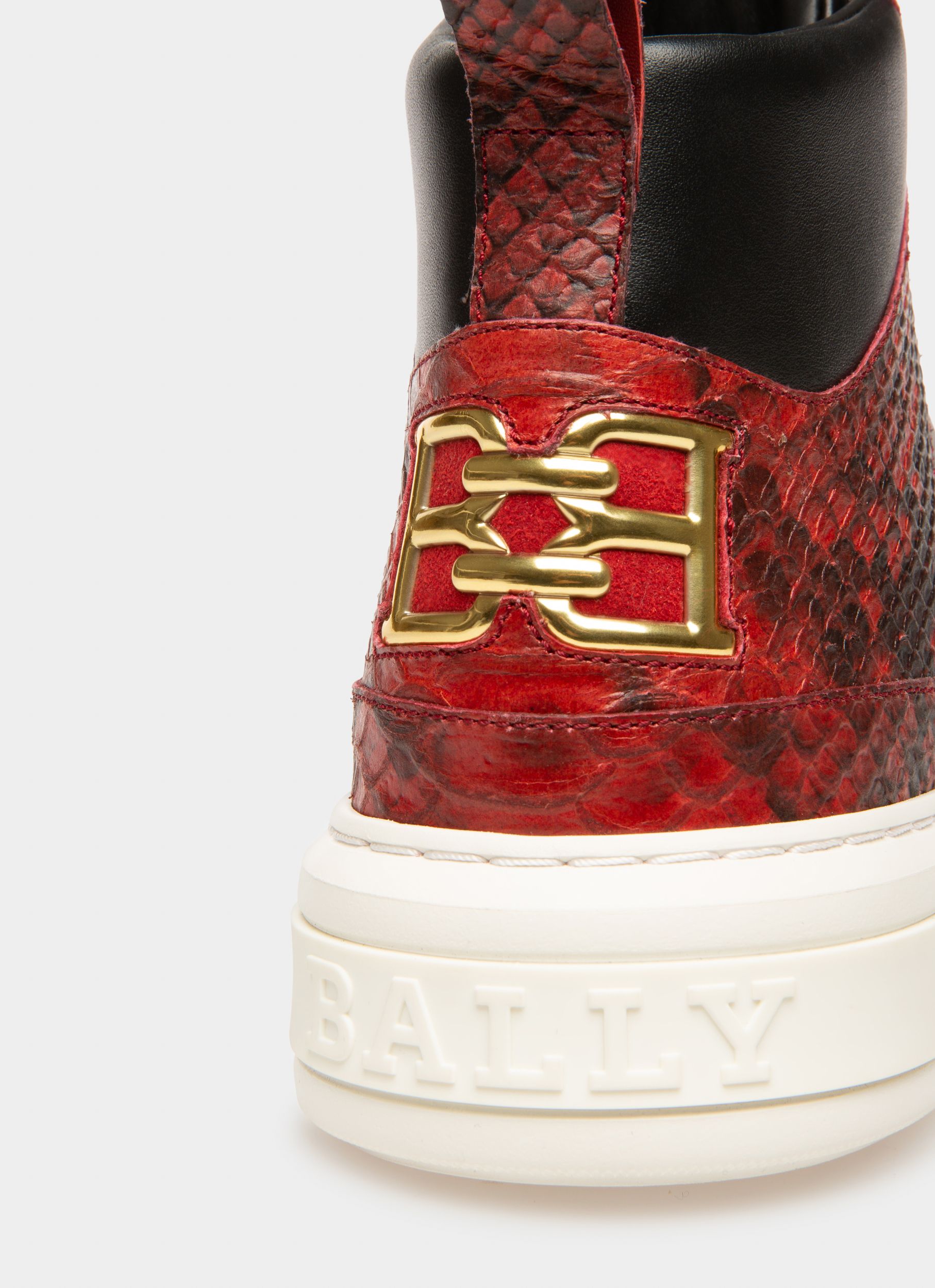 Merryk Zapatillas En Cuero De Color Rojo Y Negro De Bally - Hombre - Bally - 06