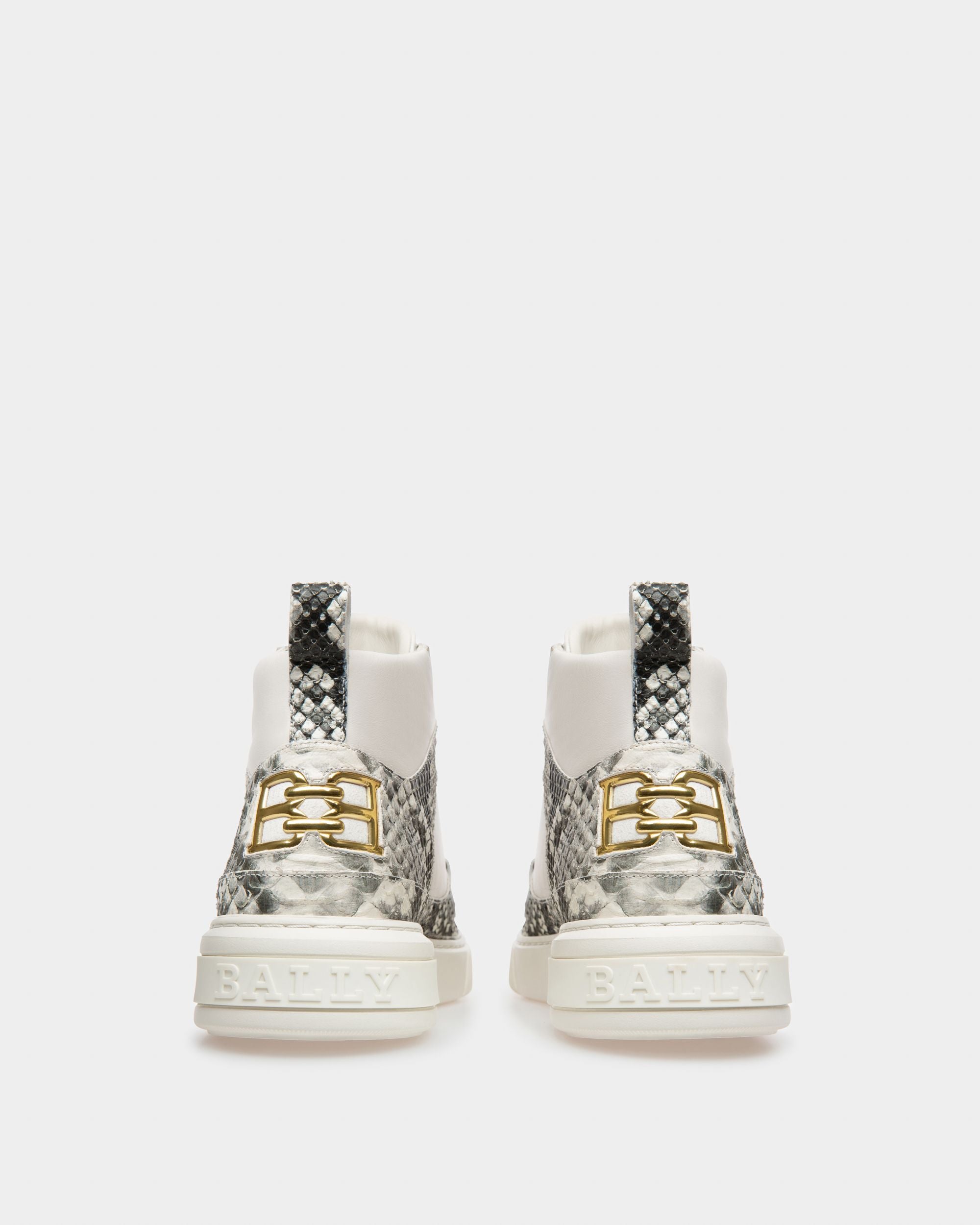 Merryk Zapatillas Deportivas De Cuero De Color Blanco - Hombre - Bally - 04