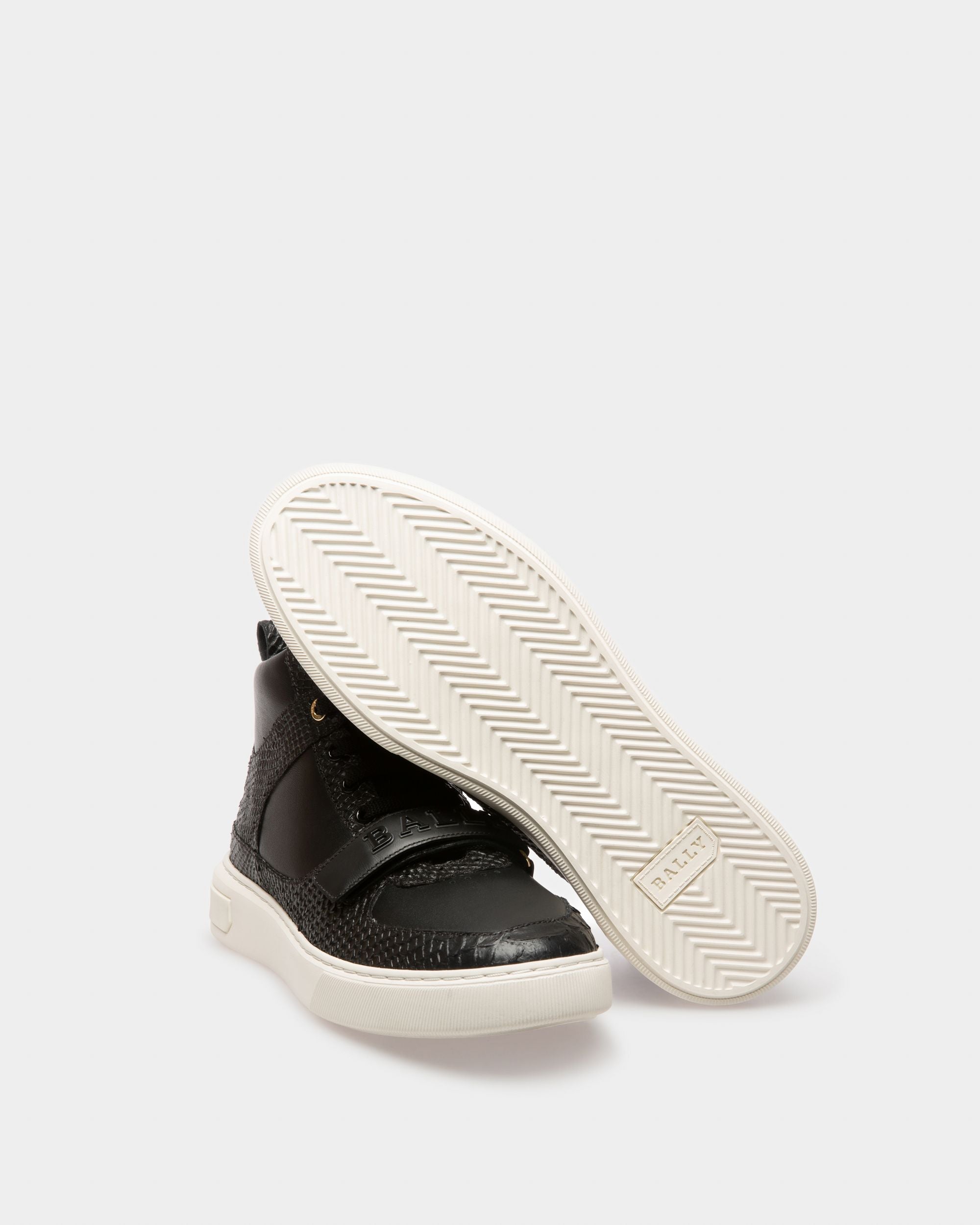Merryk Zapatillas De Piel En Negro - Hombre - Bally - 04