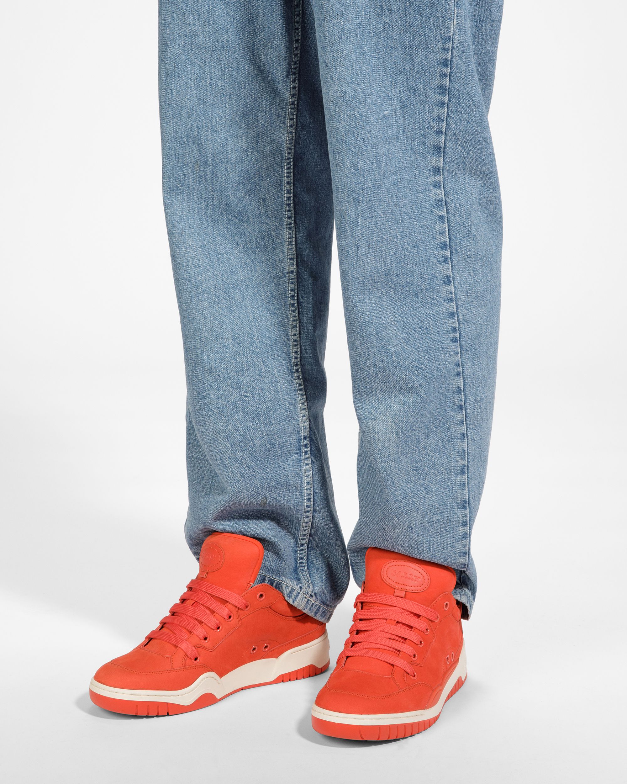 Kiro Zapatillas De Piel En Naranja - Hombre - Bally - 07
