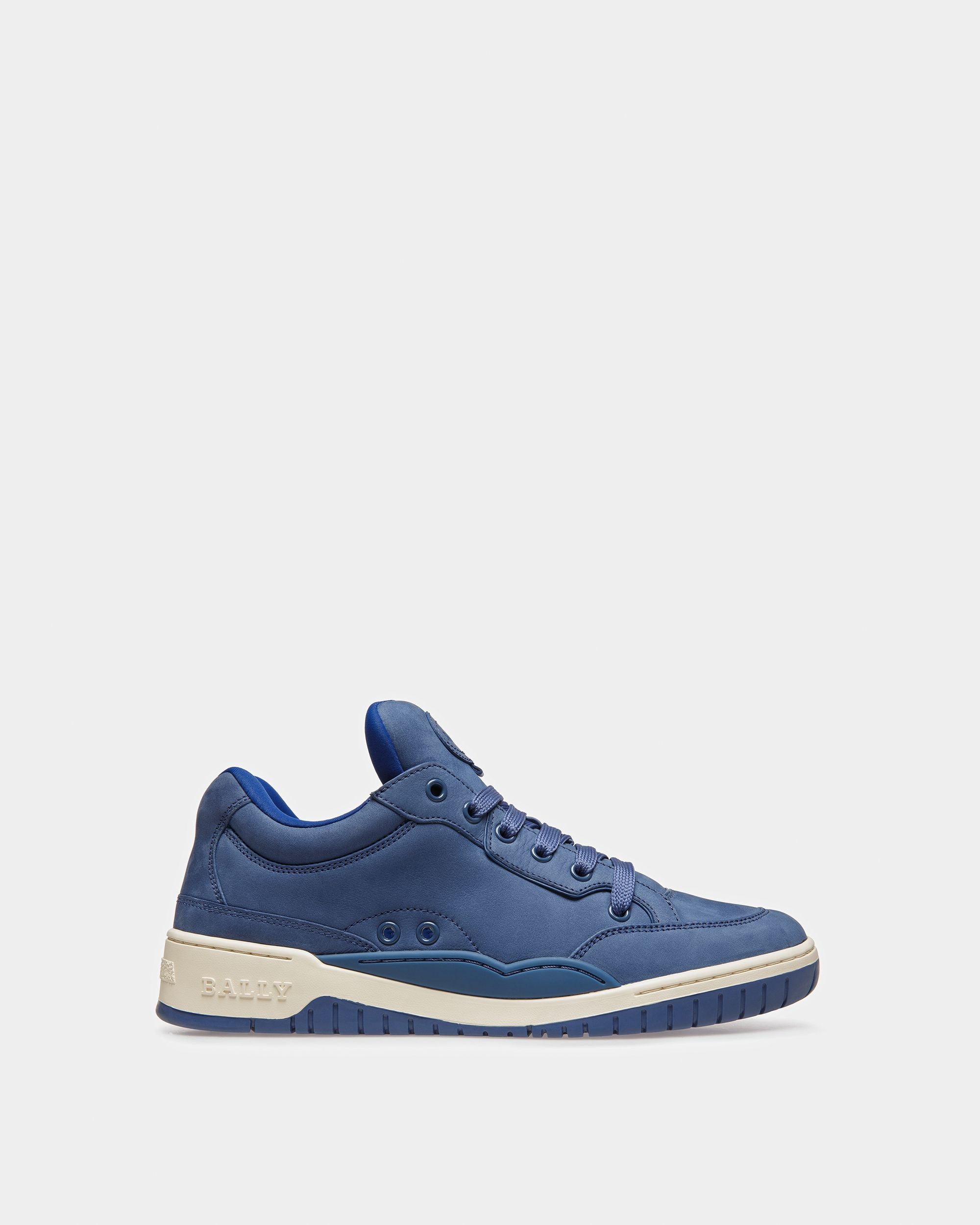 Kiro Zapatillas De Piel En Azul Neón - Hombre - Bally - 01
